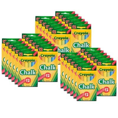 Crayola® Multicolor Children's Chalk, 36 Packs of 12