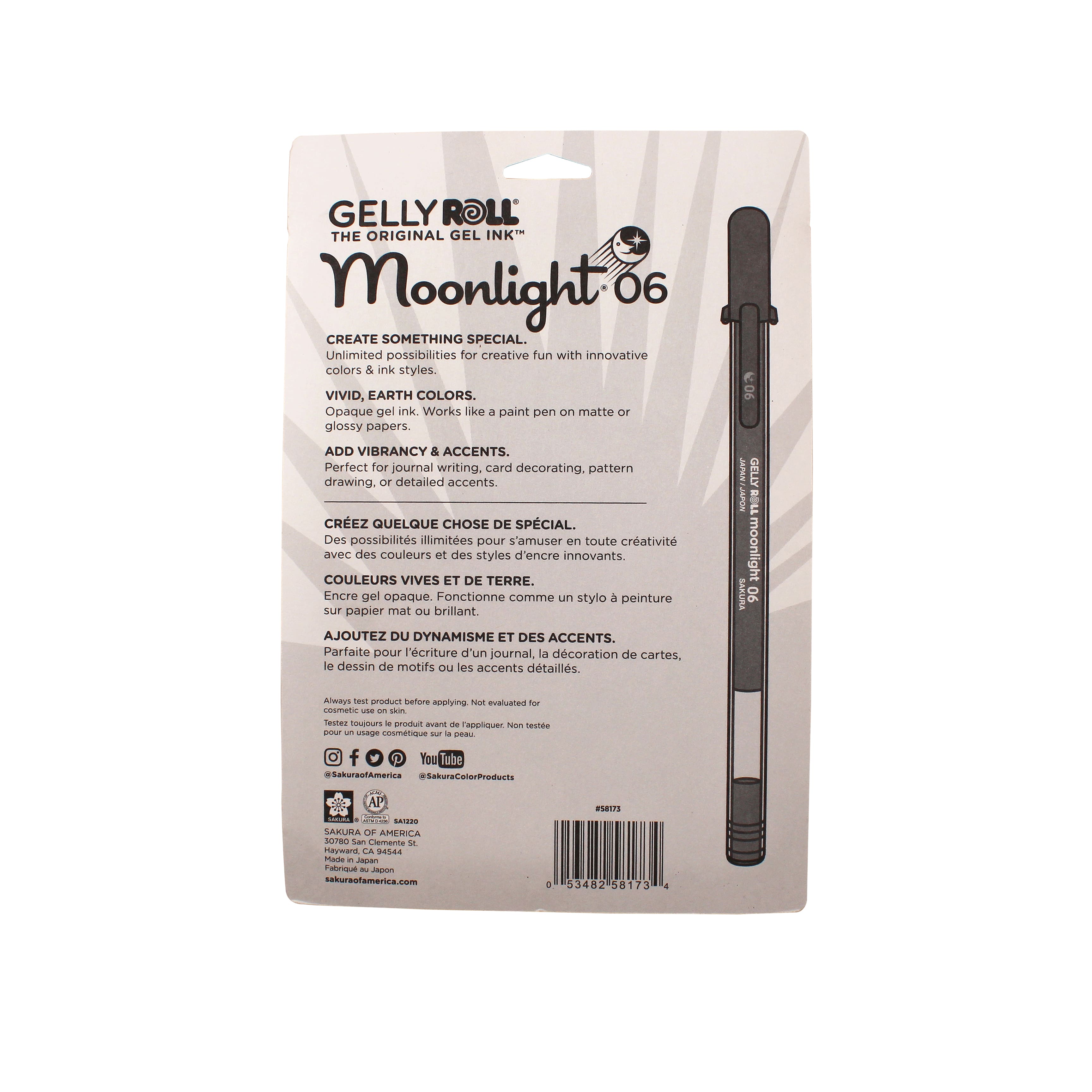 Gelly Roll&#xAE; Moonlight 06 Fine Point Gel Pen 10 Color Set