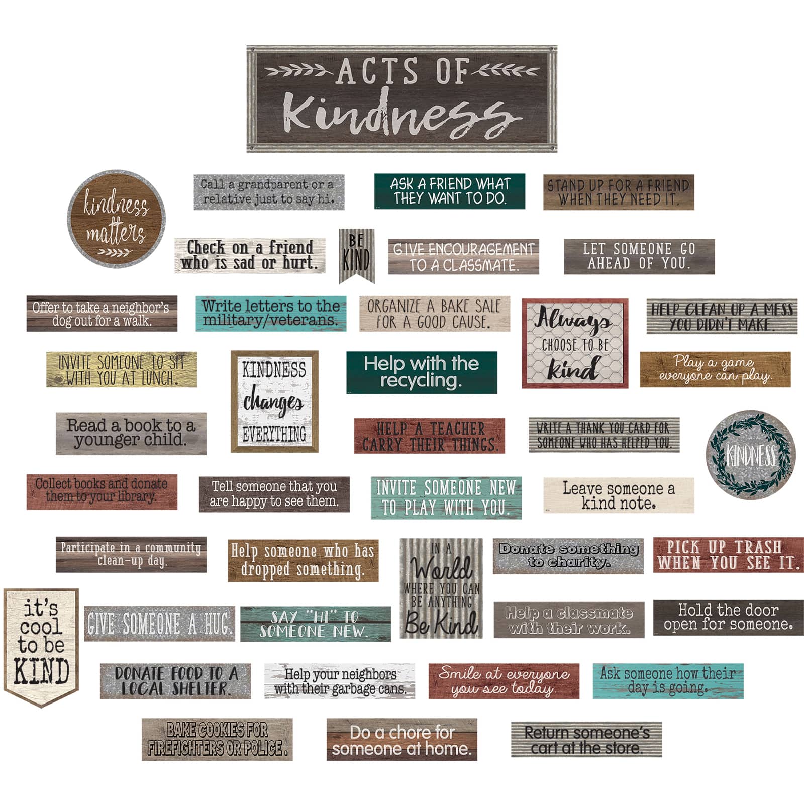 Teacher Created Resources Home Sweet Classroom Acts of Kindness Bulletin Board Set