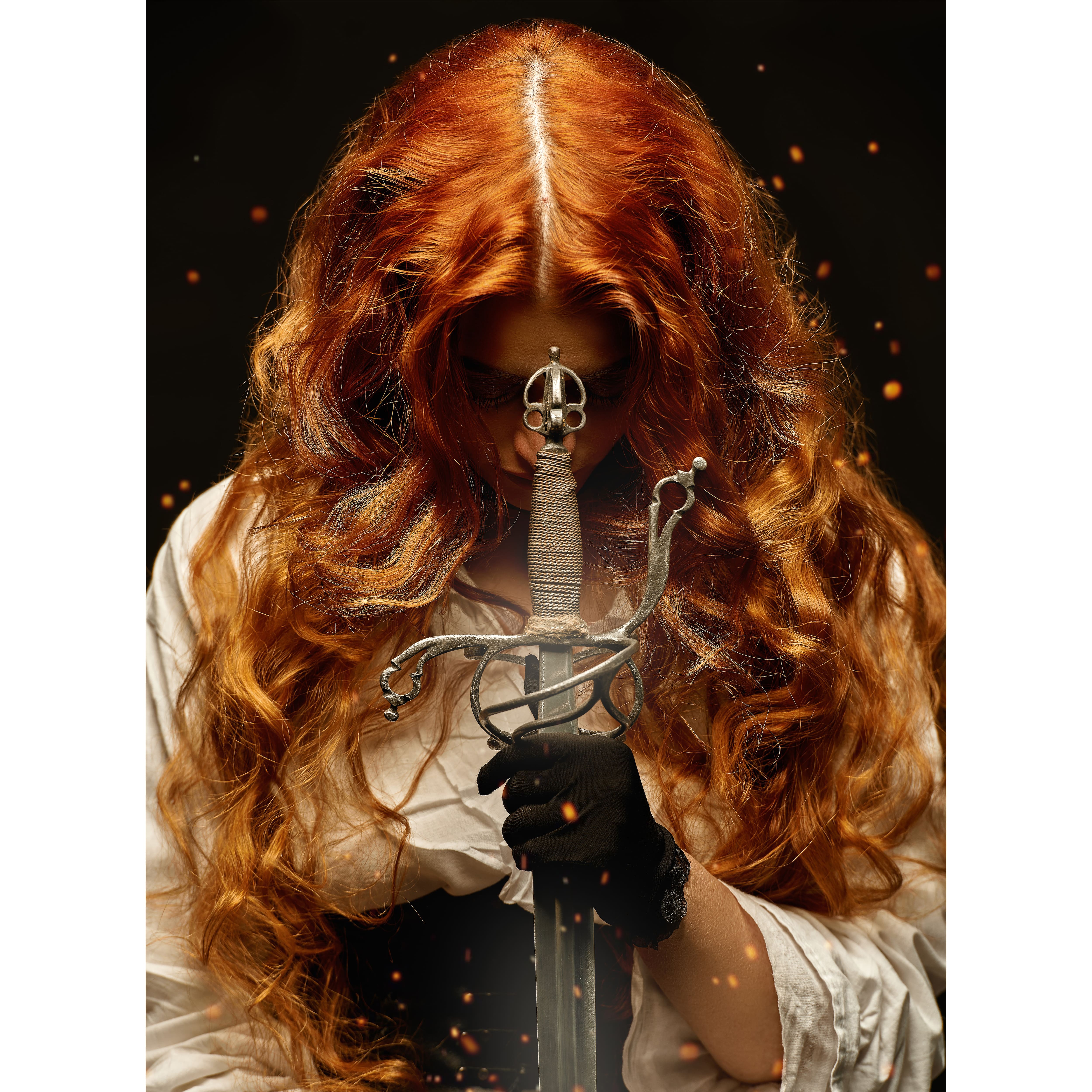 Sparkly Selections Beautiful Warrior 40cm x 50cm Diamond Painting Kit, Round Diamonds