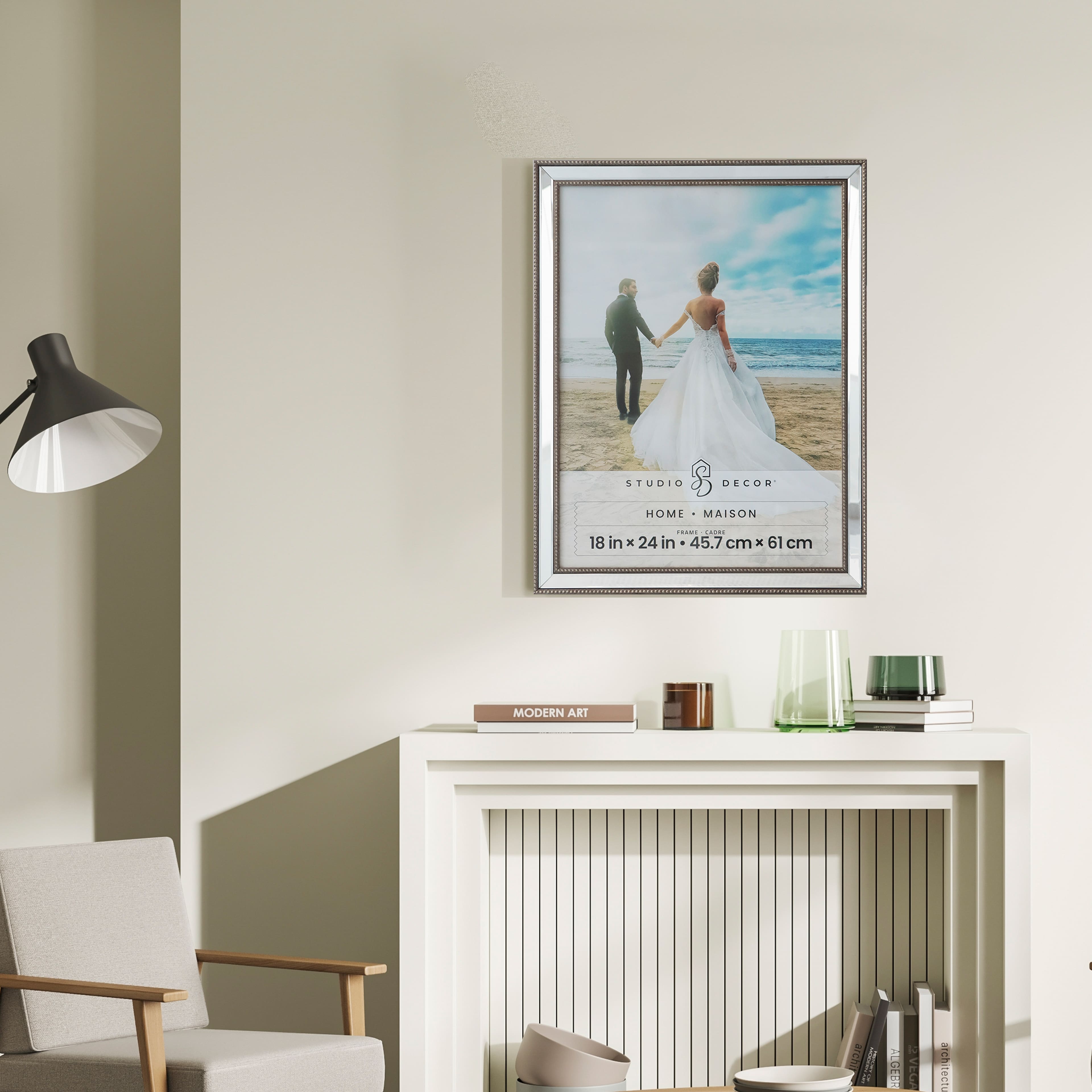 Home Mirrored Frame with Mat by Studio D&#xE9;cor&#xAE;