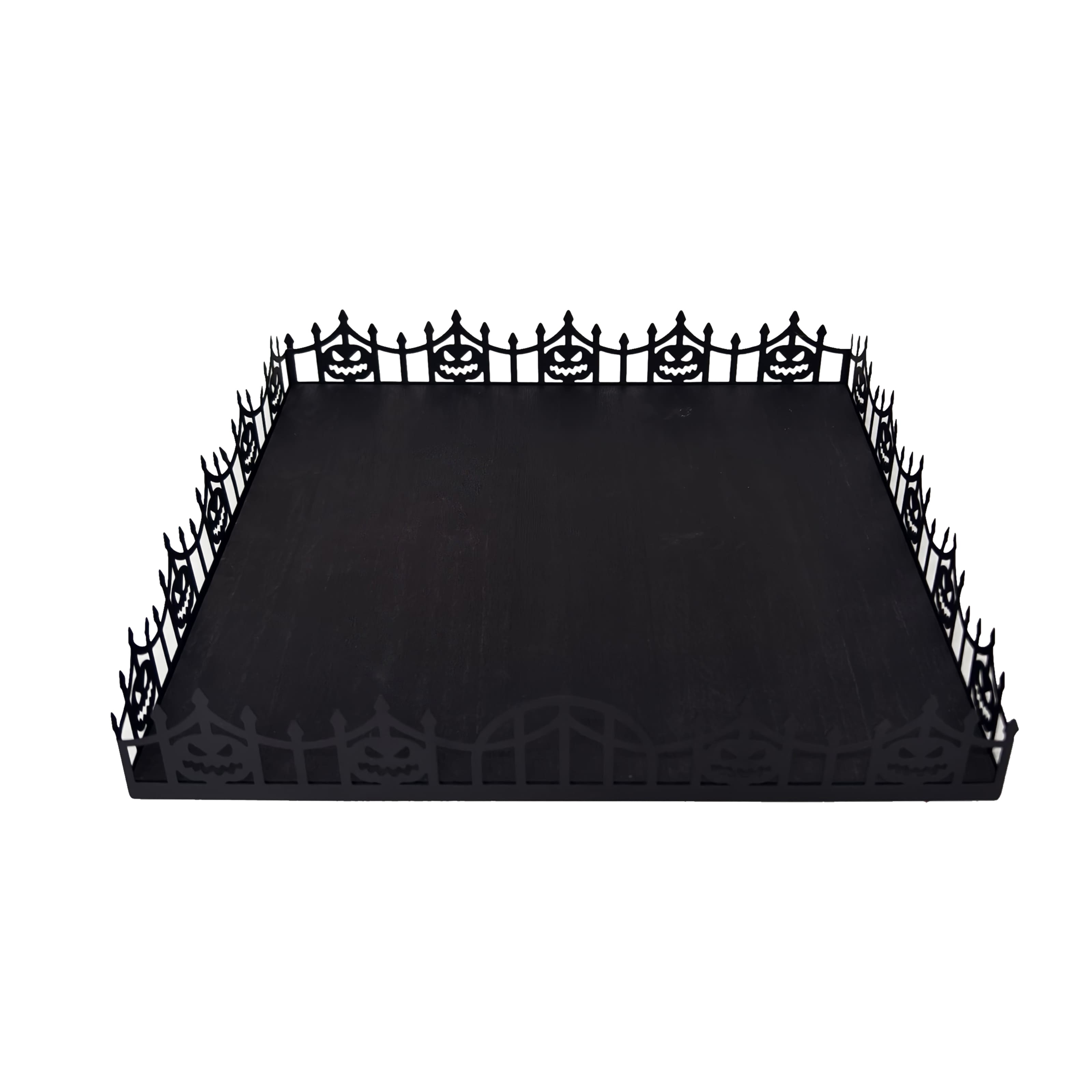 12&#x22; x 12&#x22; Black Square Decorative Tray by Ashland&#xAE;