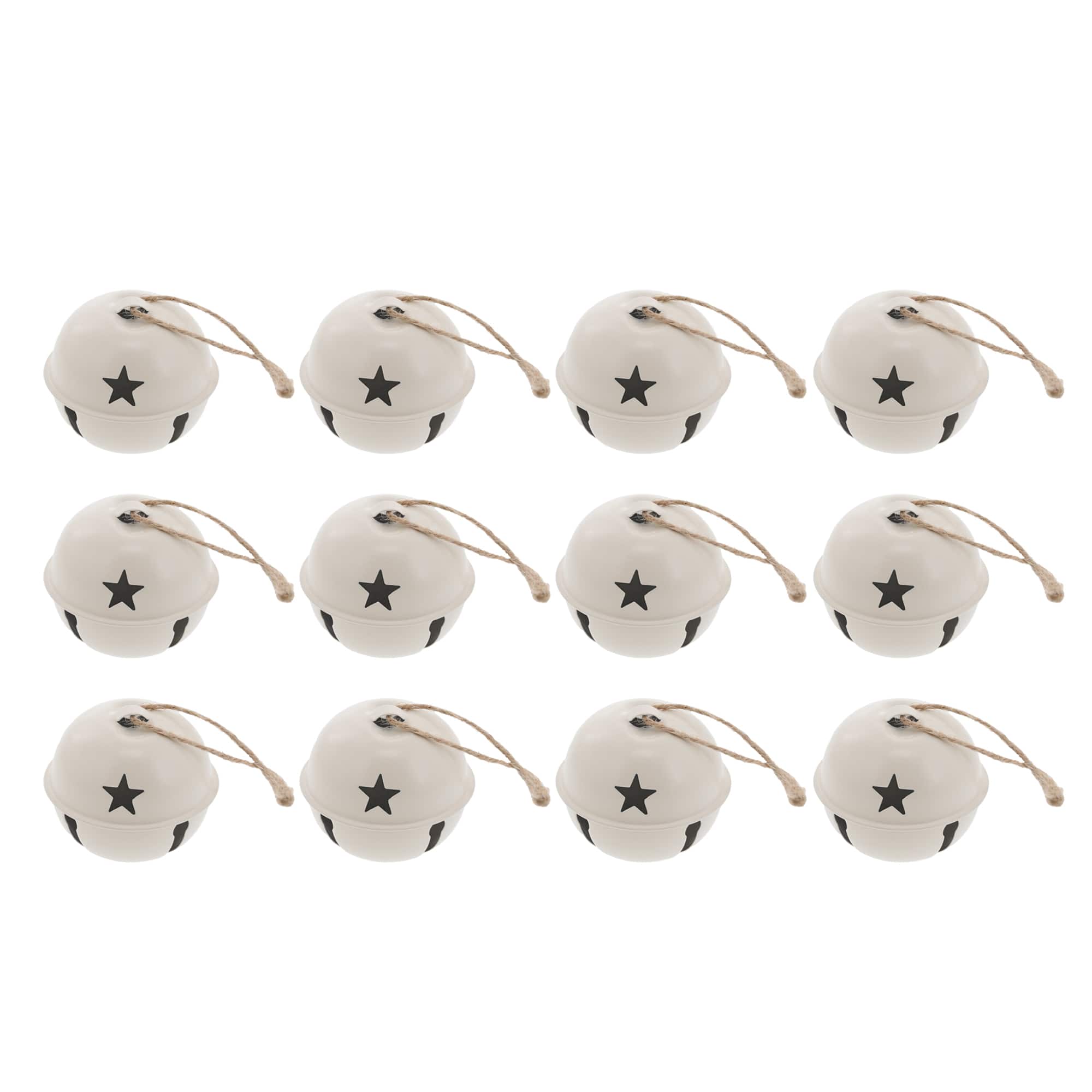 Haute Decor 12ct. 2&#x22; Jingle Bell Ball Ornaments