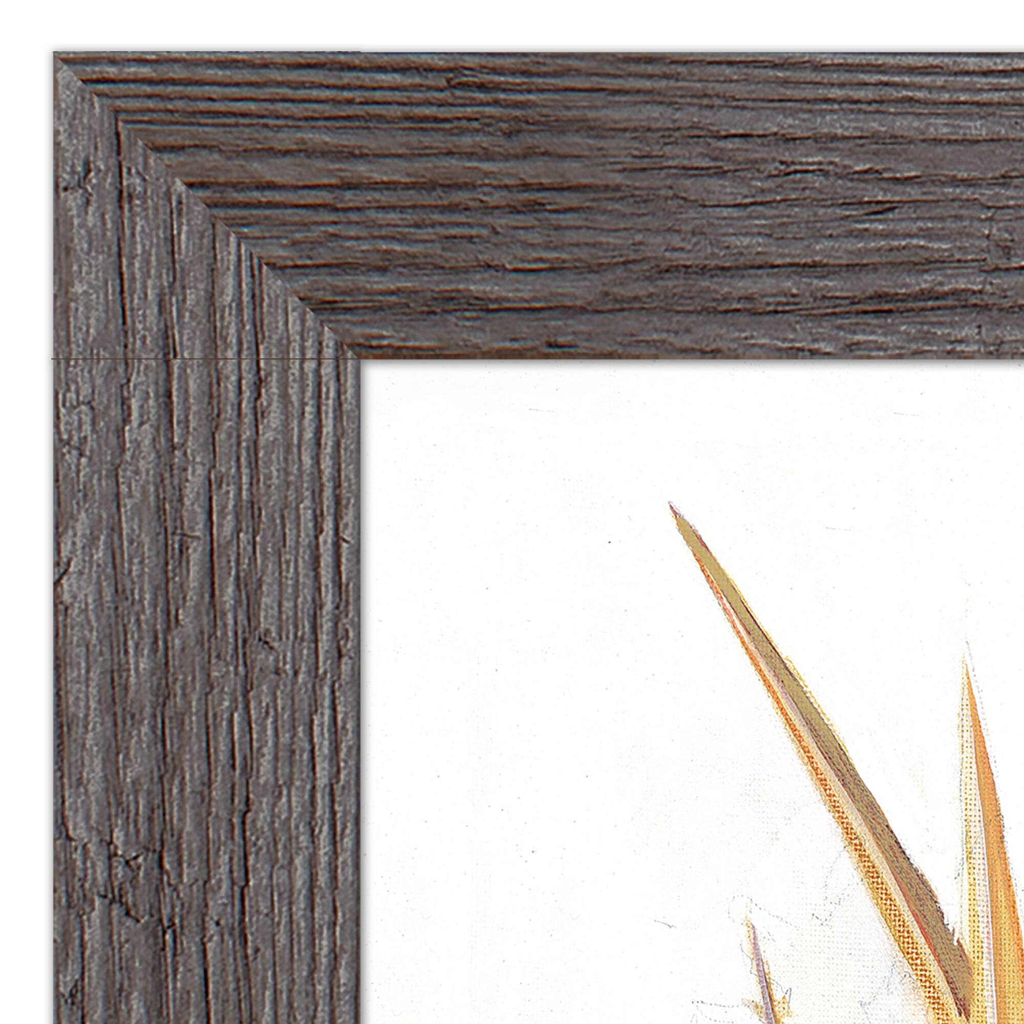 Teal Harvest Still Life Western Gray Framed Print