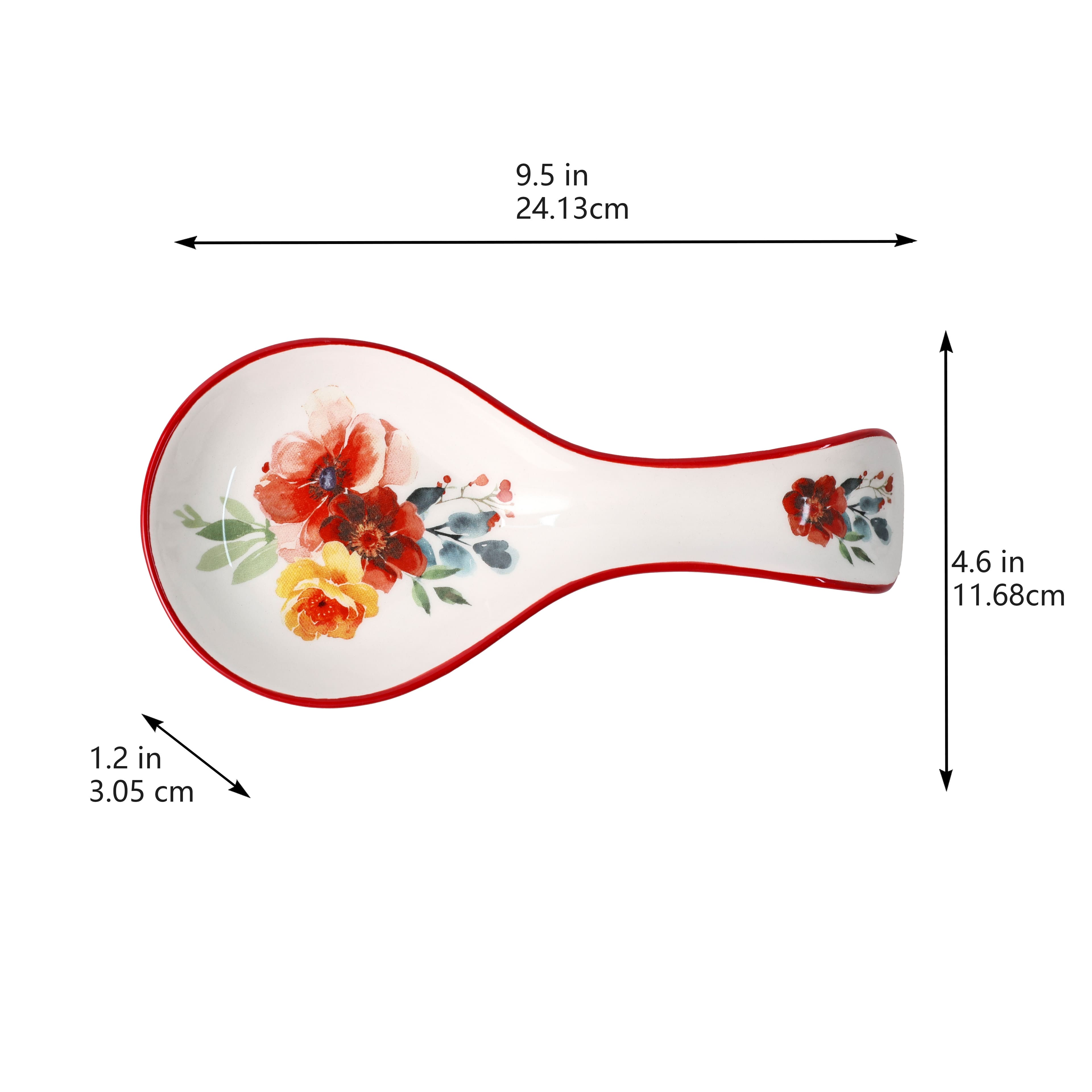 9.5&#x22; Fall Floral Spoon Rest by Ashland&#xAE;