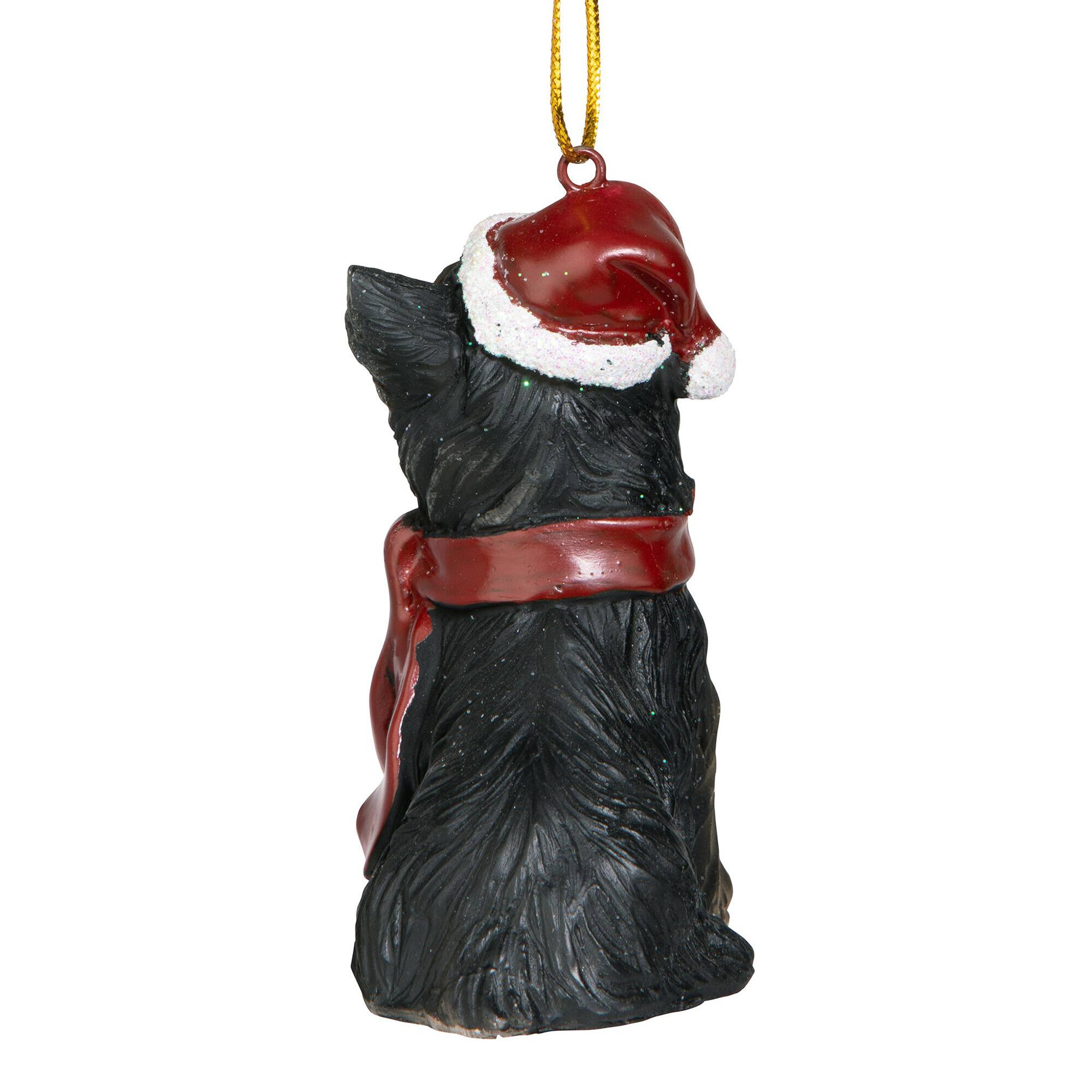 3.5" Yorkshire Terrier Holiday Dog Ornament
