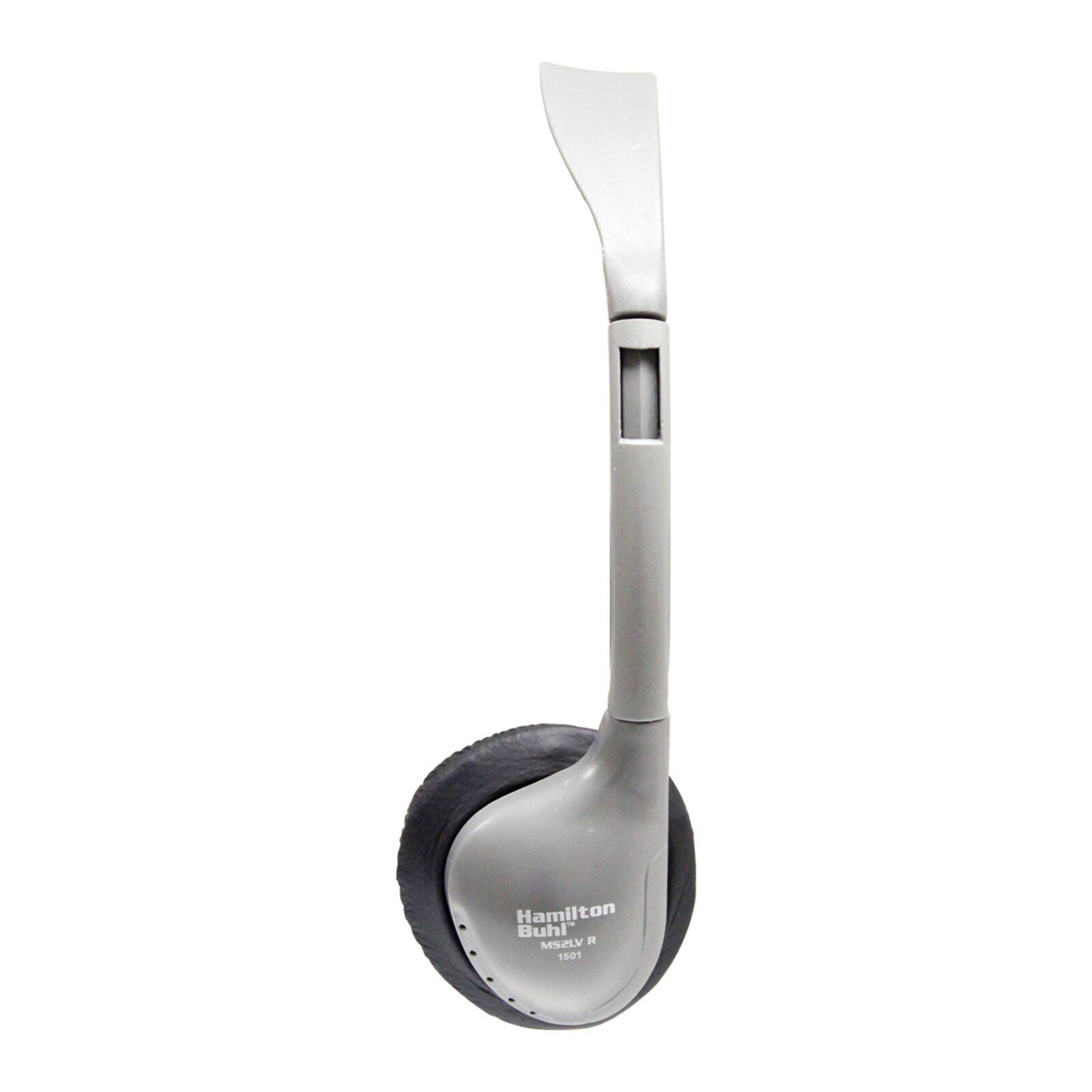 HamiltonBuhl&#xAE; MS2LV Personal Stereo/Mono Volume Control Headphones 