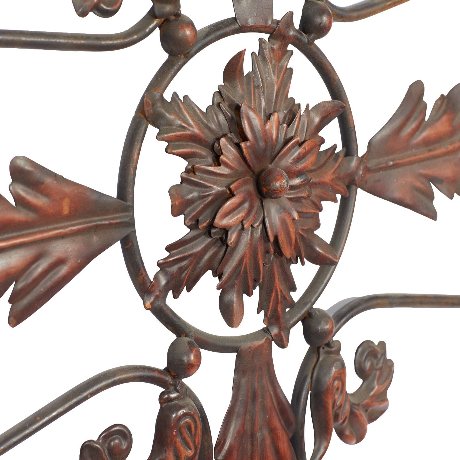 Black Metal Traditional Wall Decor, 37&#x22; x 26&#x22;