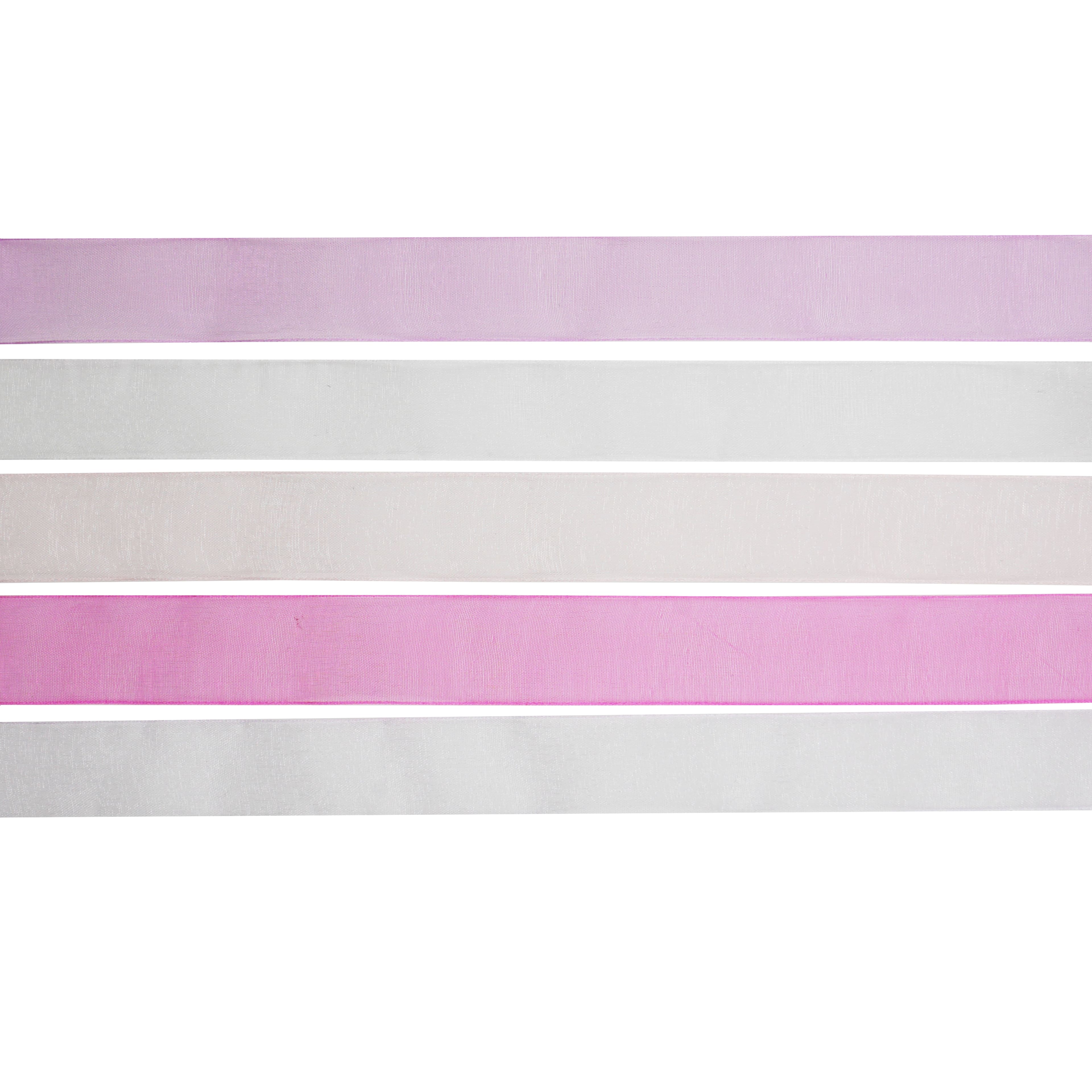 5 Color Sheer Value Pack Ribbon by Celebrate It&#xAE;