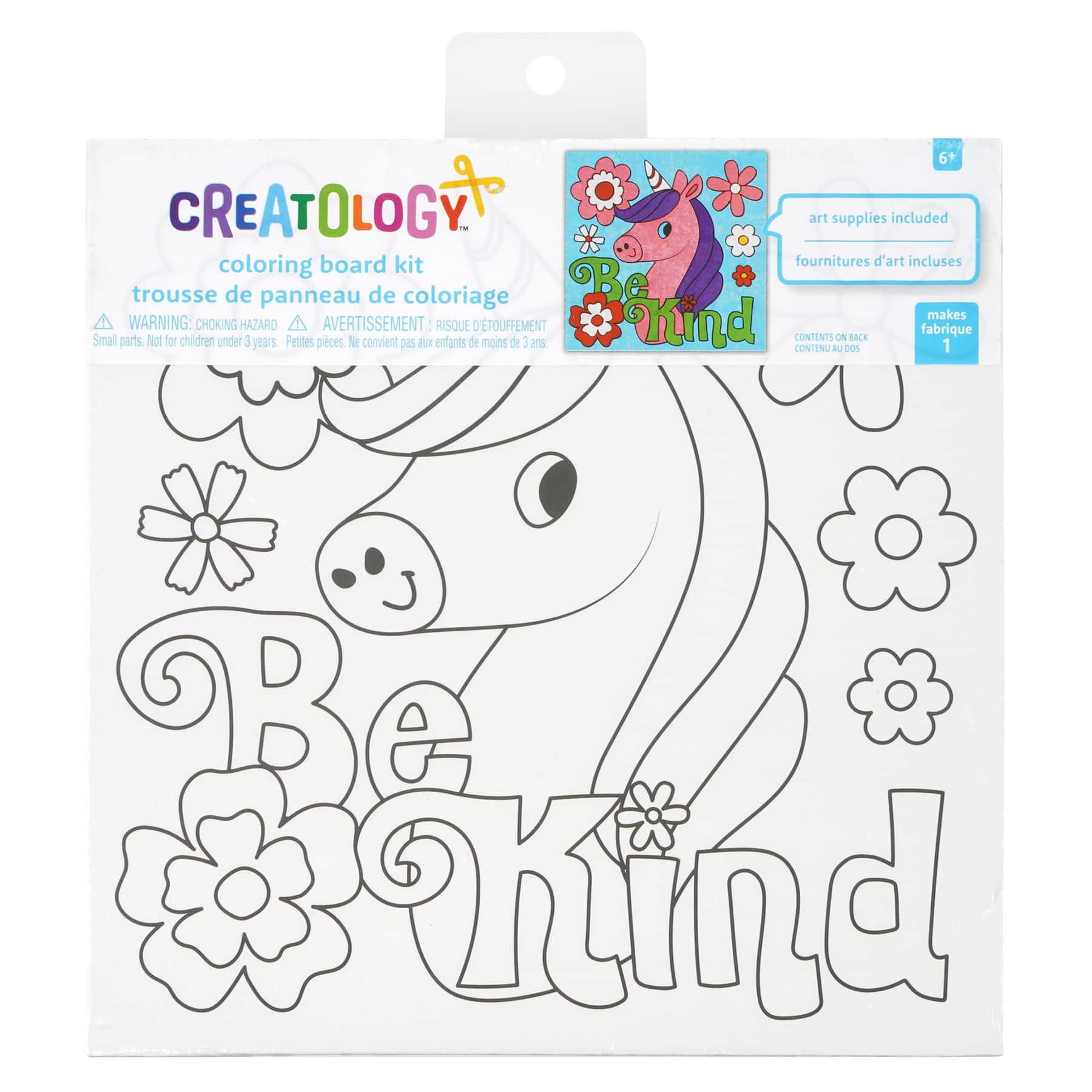 12 Pack: Unicorn Coloring Board Kit by Creatology&#x2122;