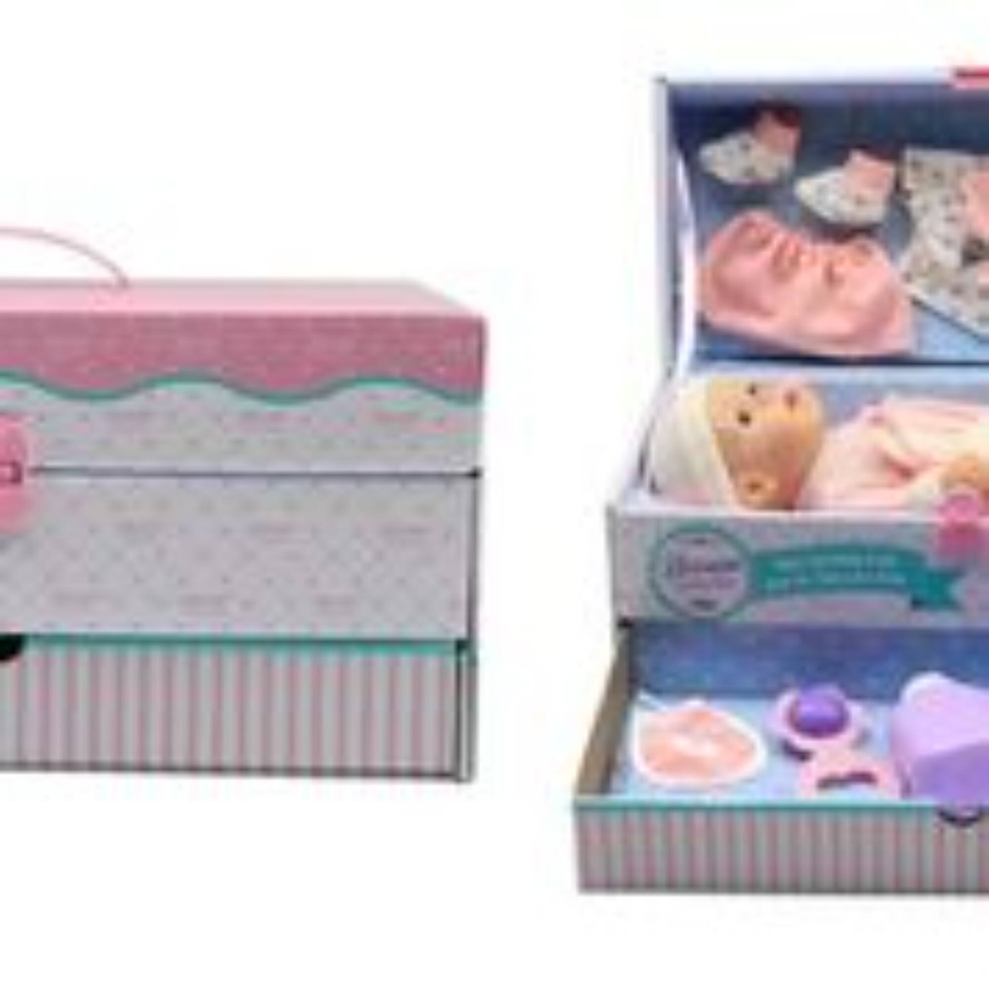 Dream Collection 13&#x22; Baby Doll In Traveling Trunk