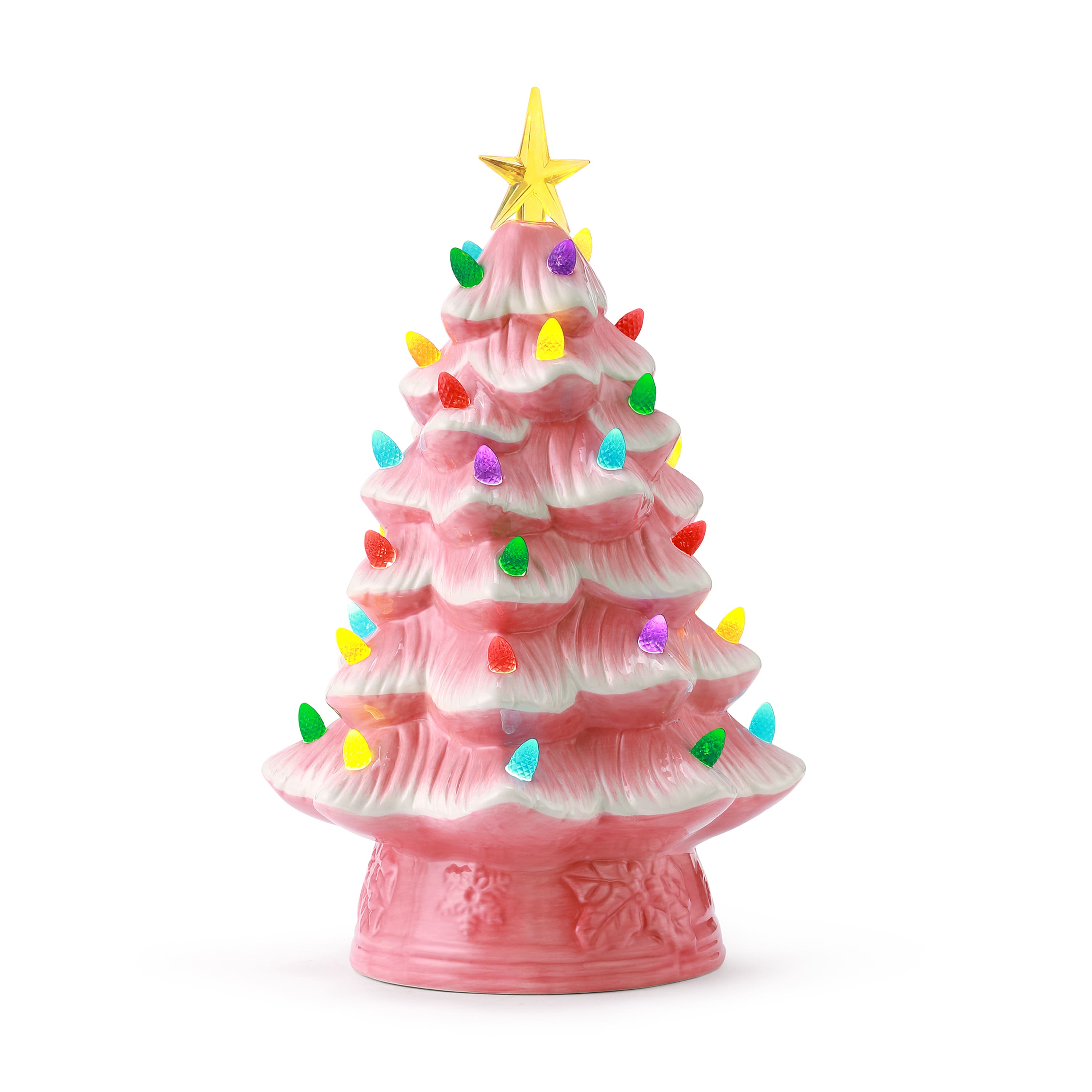 12&#x22; Pink Nostalgic Christmas Tree