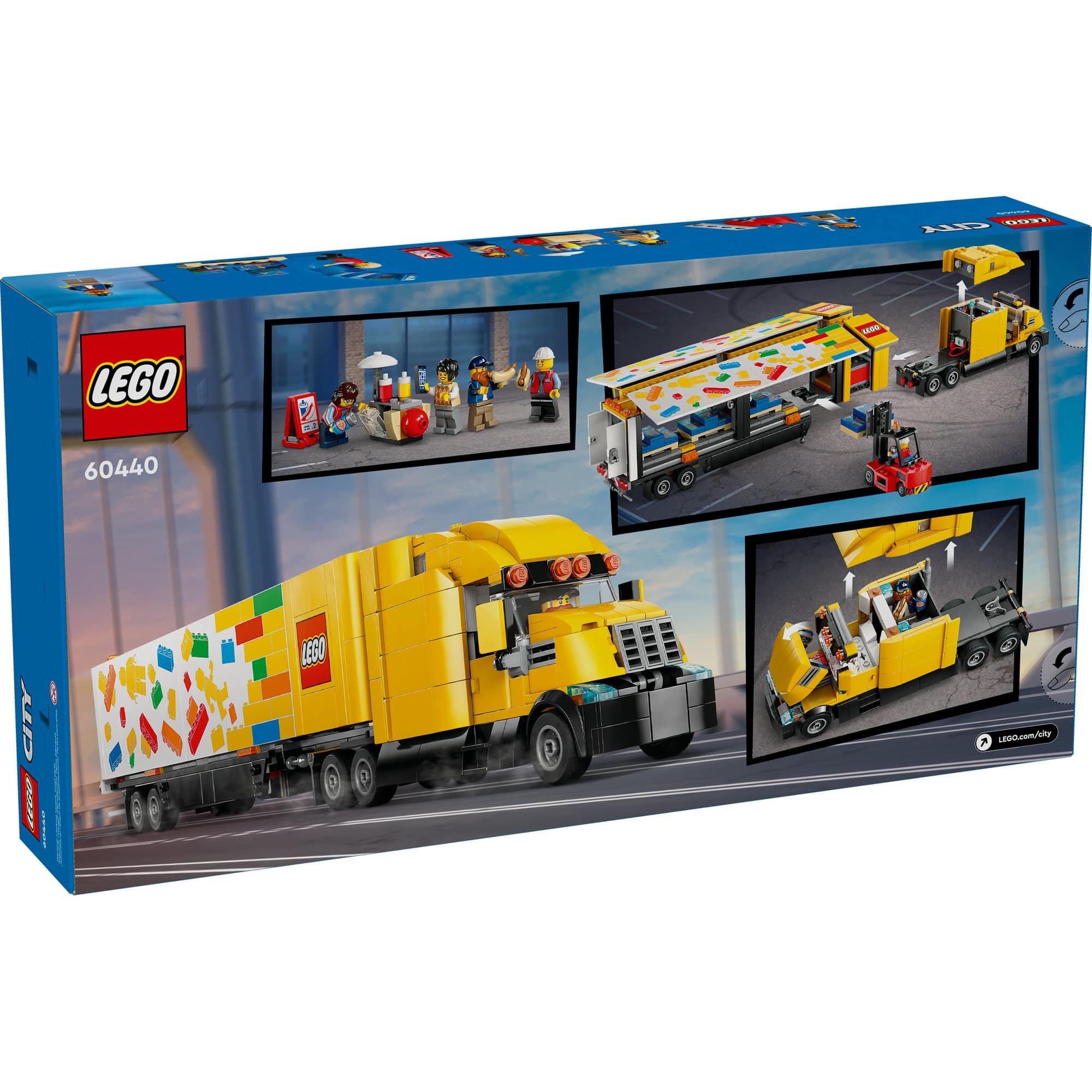 LEGO&#xAE; City Yellow Delivery Truck Toy 60440