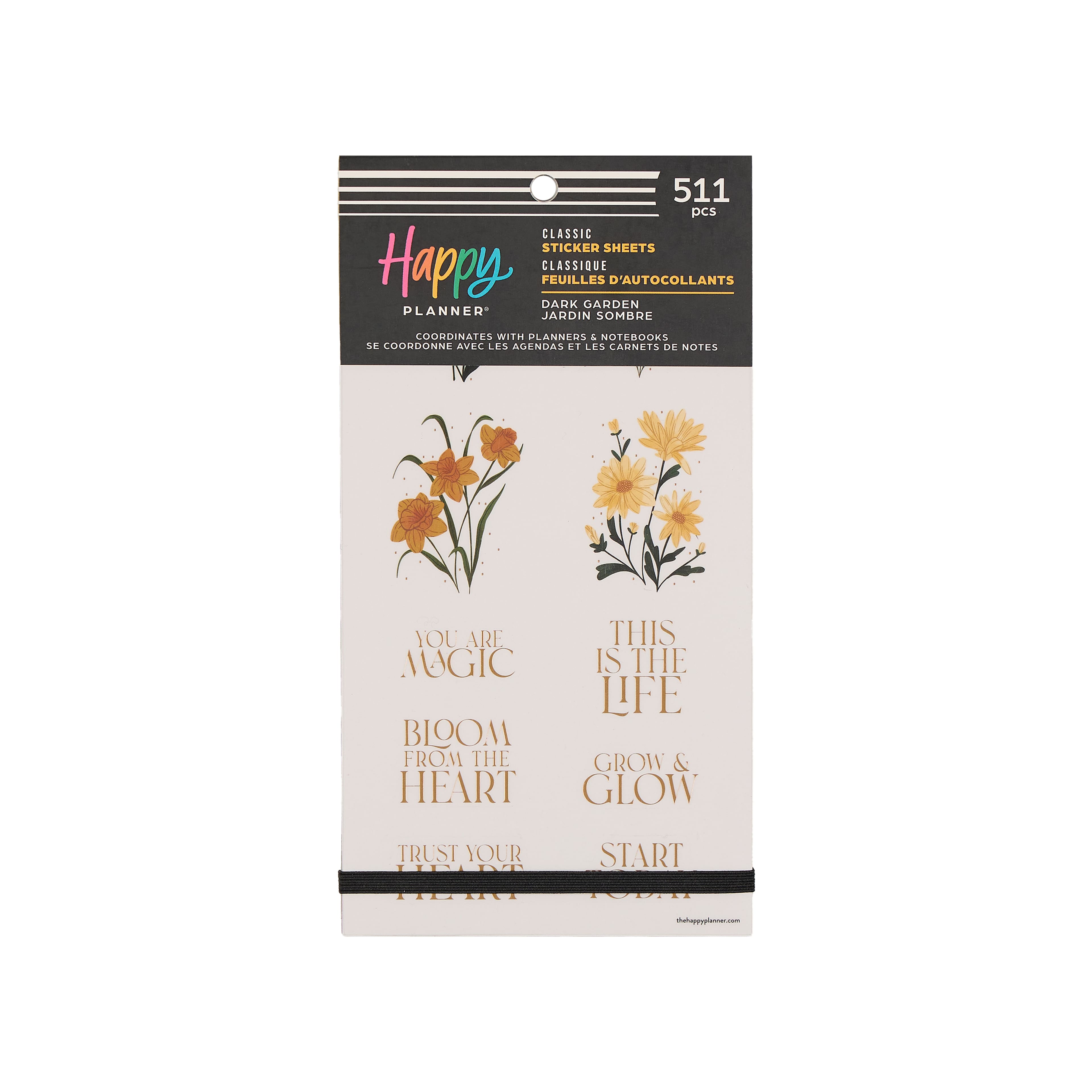 The Classic Happy Planner&#xAE; Dark Garden Sticker Book