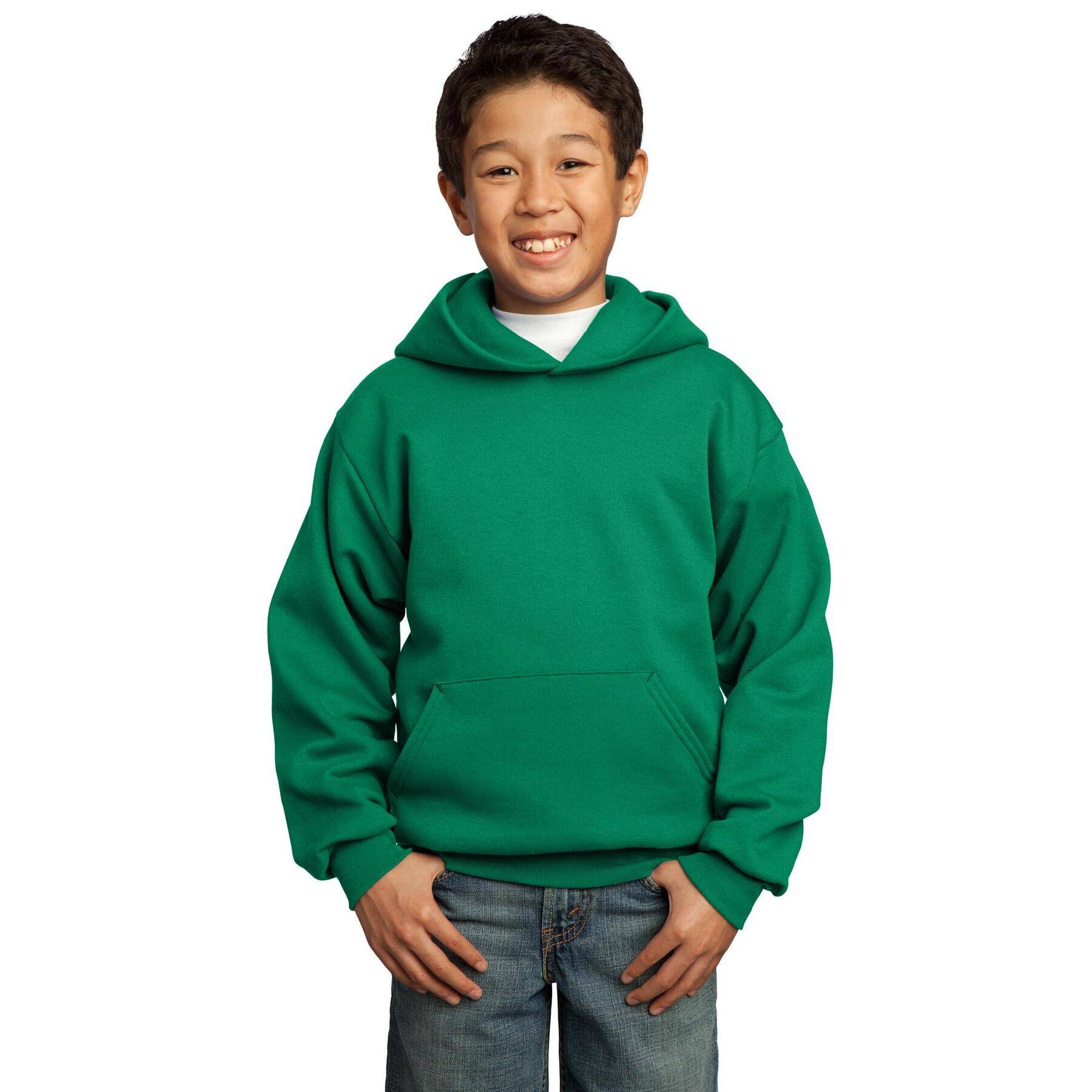 Port & Company® Colors Youth Core Fleece Pullover Hooded Sweatshirt