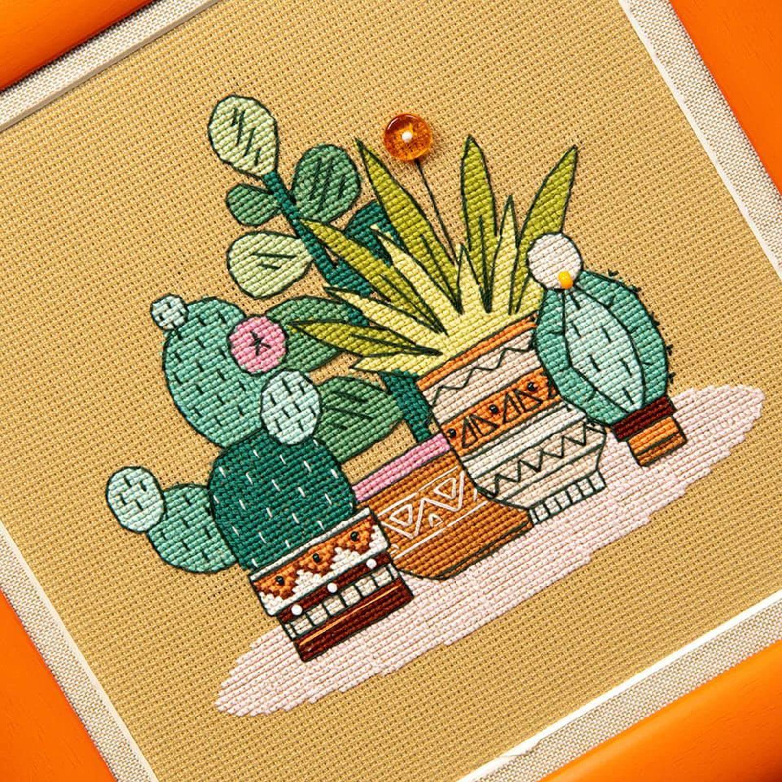Crystal Art Counted Cross Stitch Kit Triptych Bright Mexico