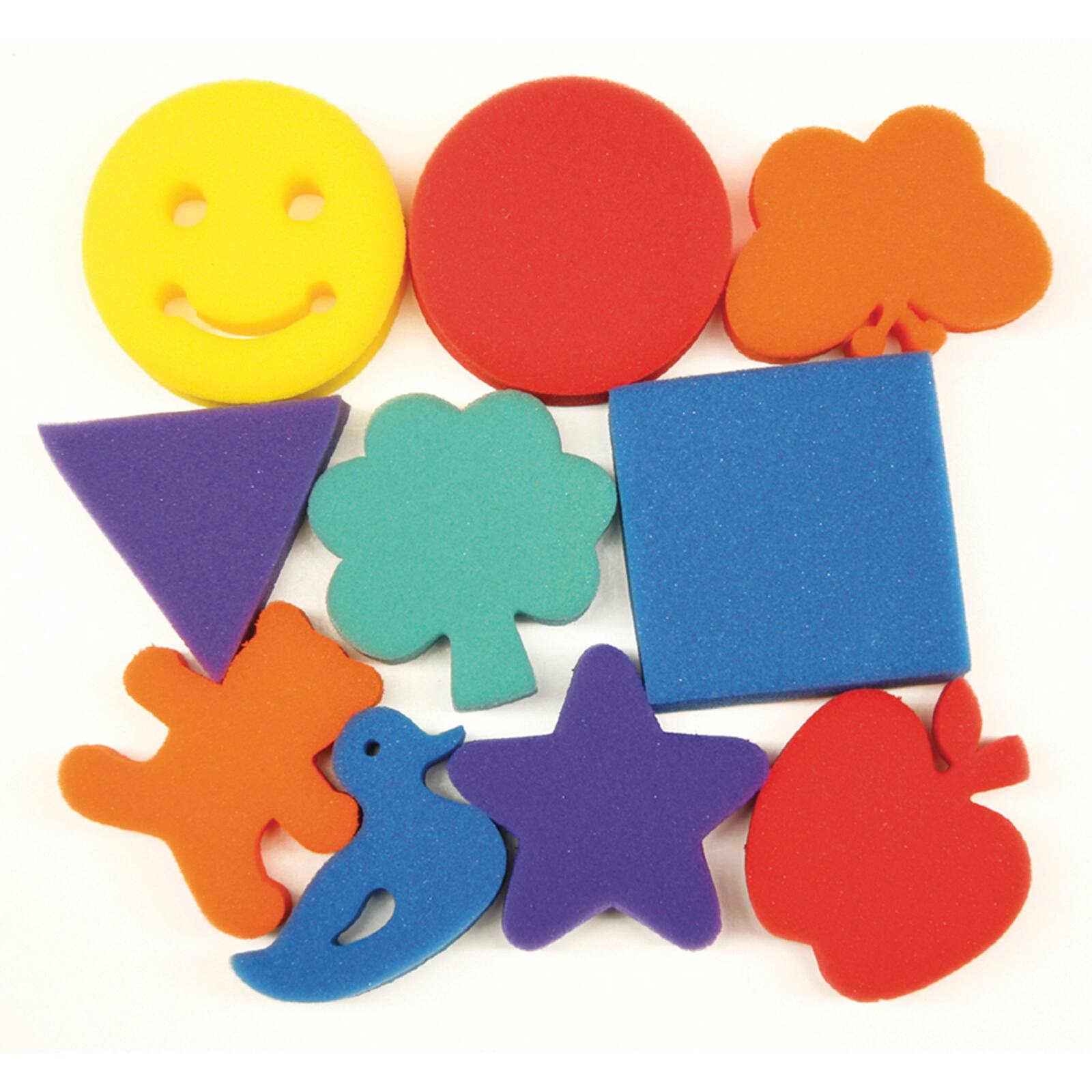 Creativity Street 3" 6 Packs Familiar Shapes Paint Sponges Set Michaels