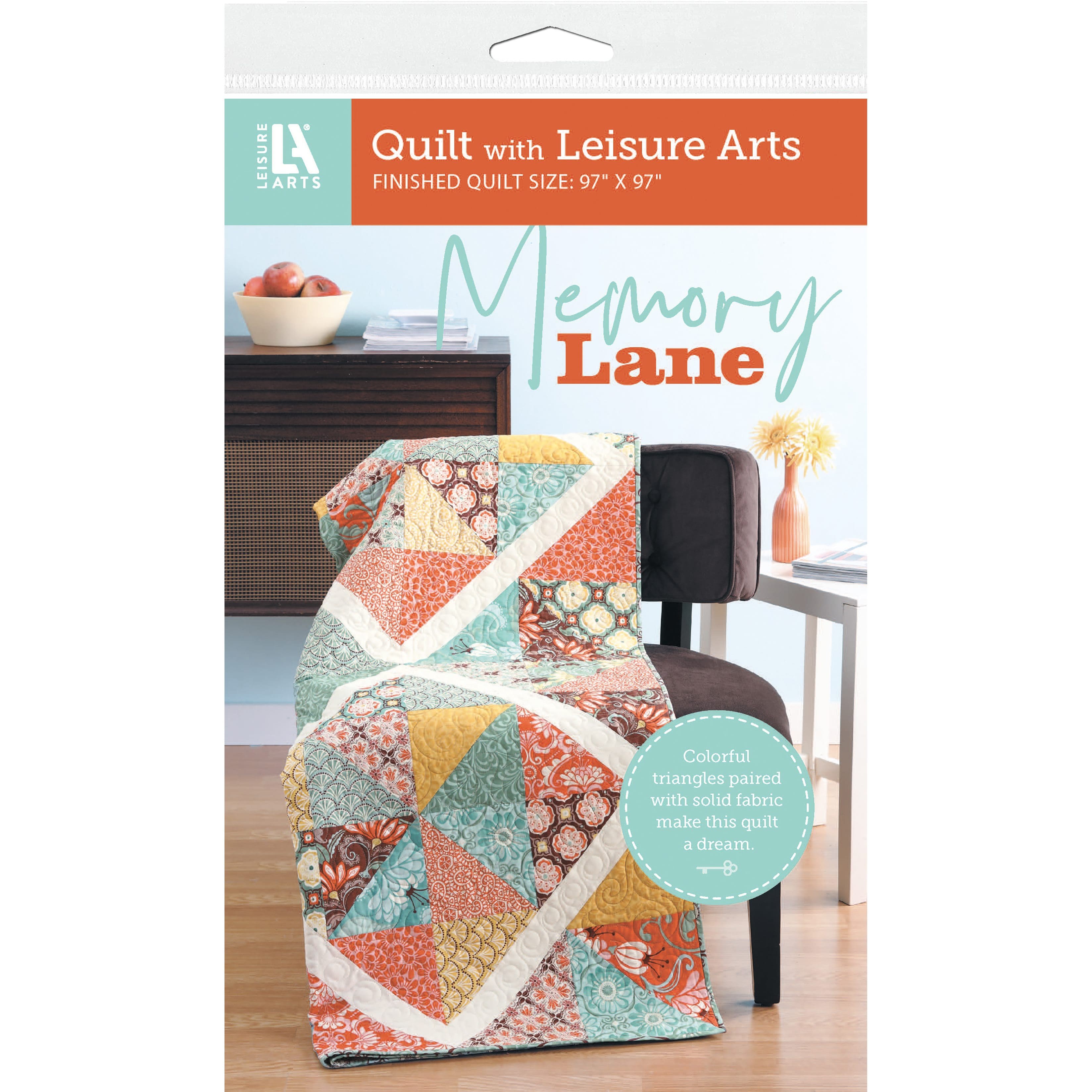 Leisure Arts® Memory Lane Modern Quilt Pattern