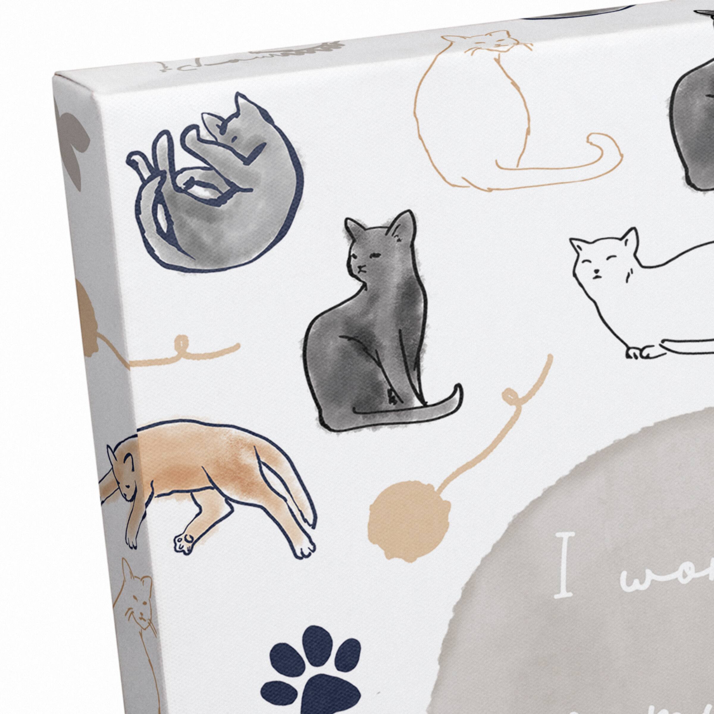 I Work Hard For My Cat Canvas Wall Art