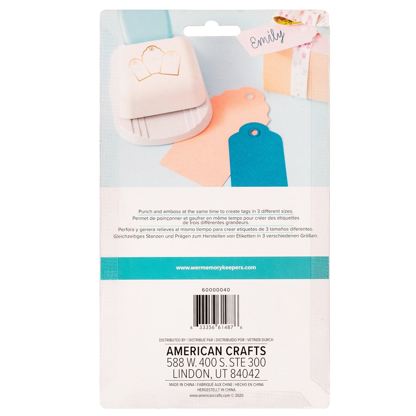 We R Memory Keepers® 3-in-1 Rounded Tag Punch