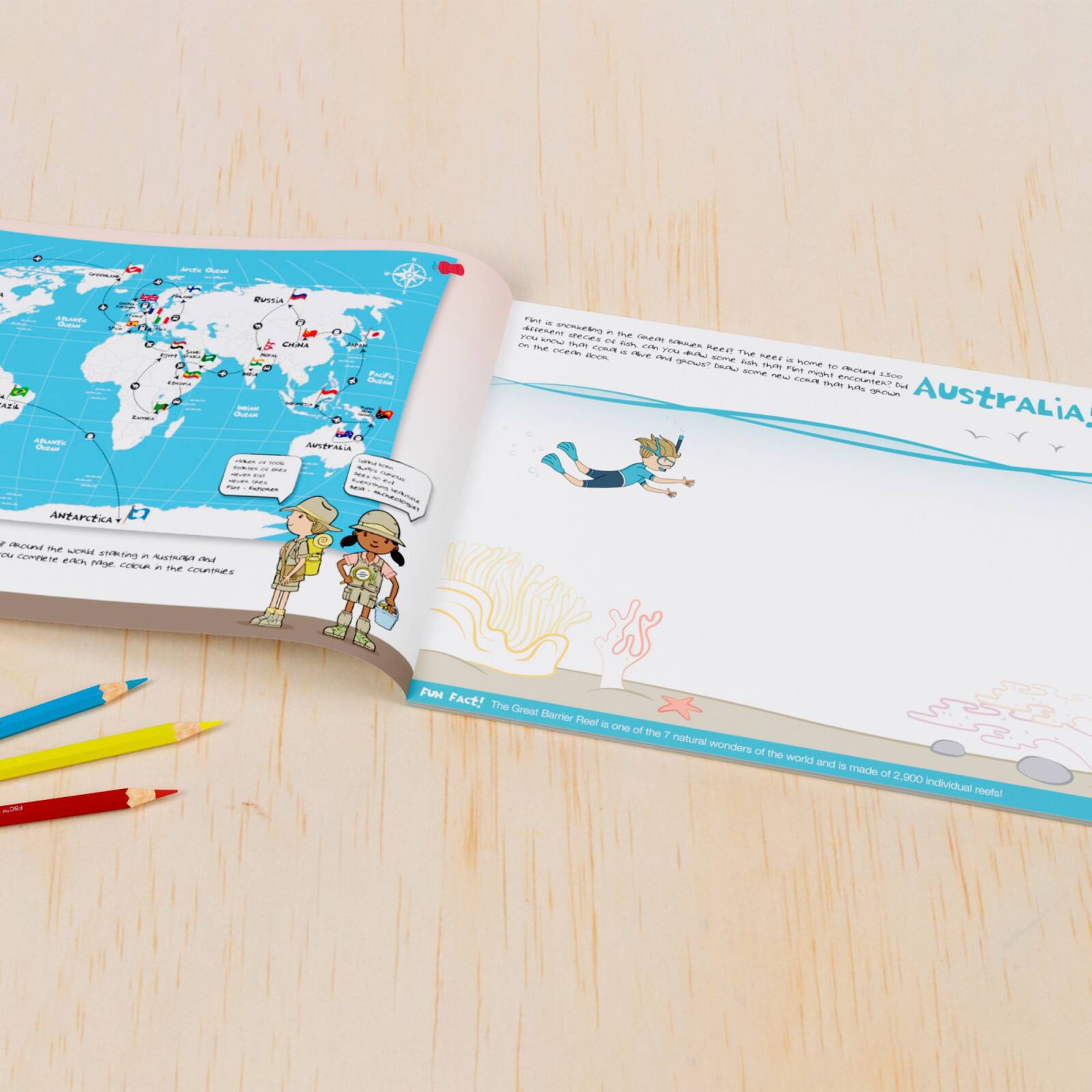 Micador jR., WorldBuildA Drawing Activities A4 Pad