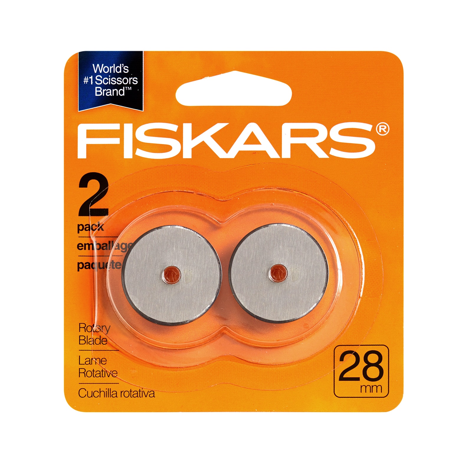 12 Packs: 2 ct. (24 total) Fiskars® 28mm Rotary Blades