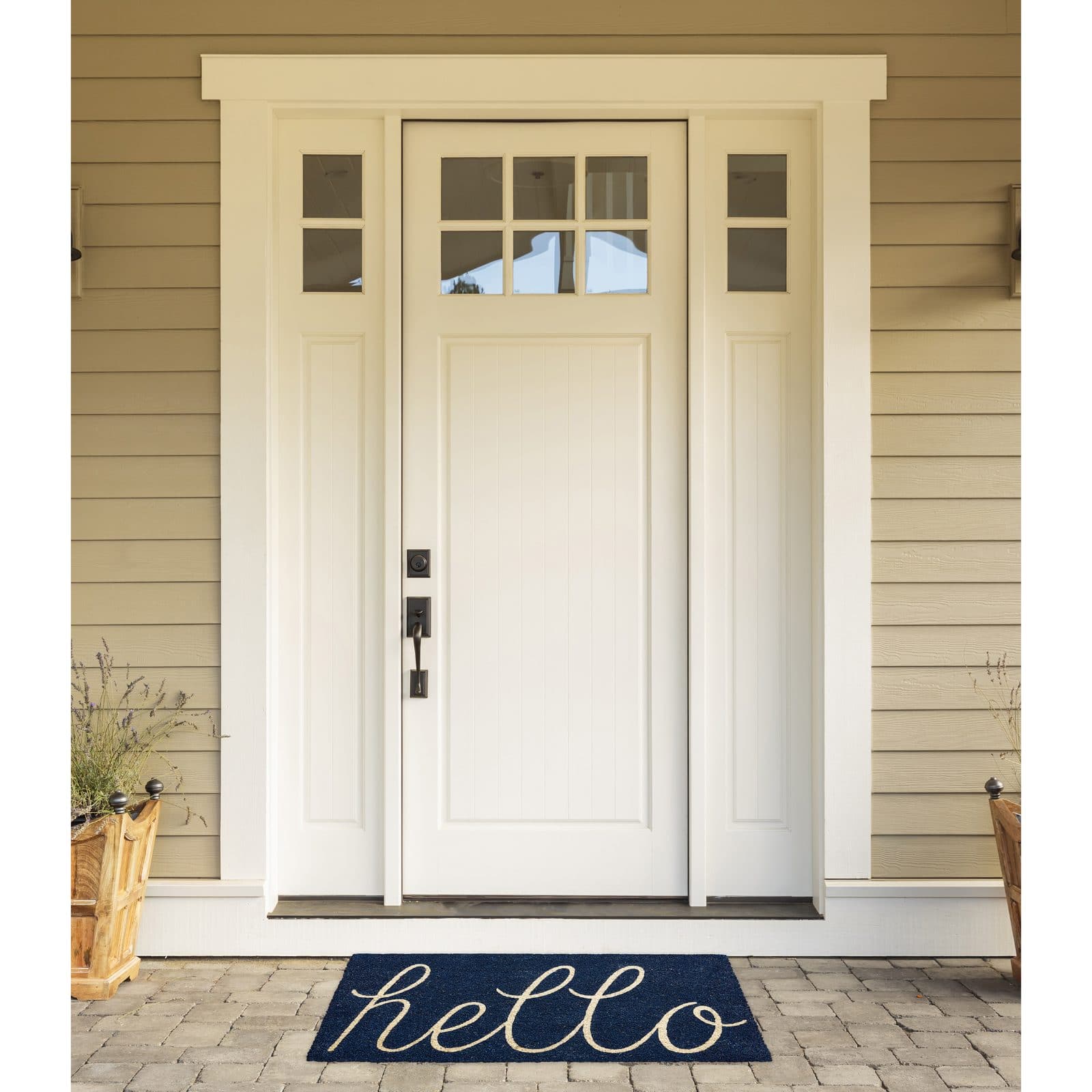 DII&#xAE; Navy Hello Doormat