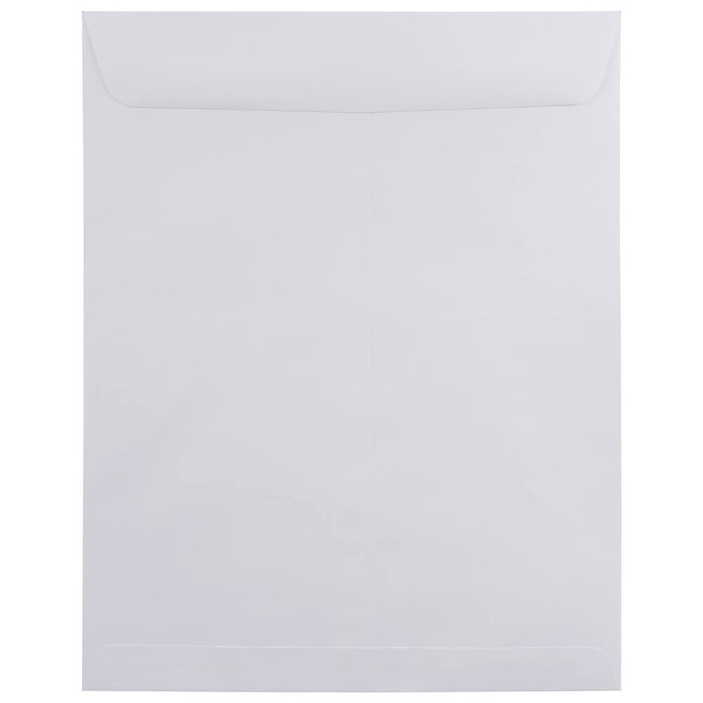 JAM Paper 11.5&#x22; x 14.5&#x22; White Open End Catalog Commercial Envelopes