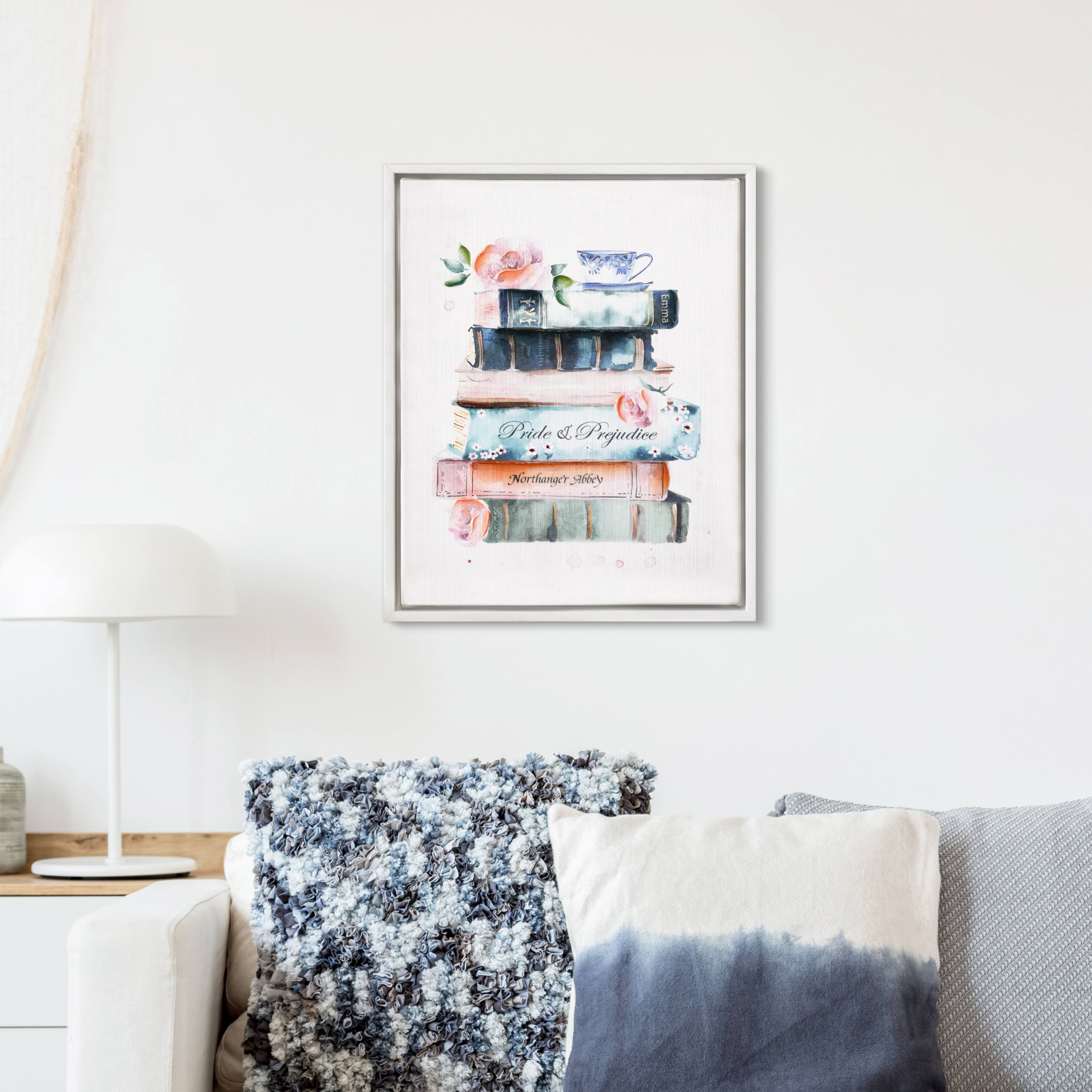 12&#x22; x 15&#x22; Classic Romantic Literature Wall Art in White Frame by Ashland&#xAE;