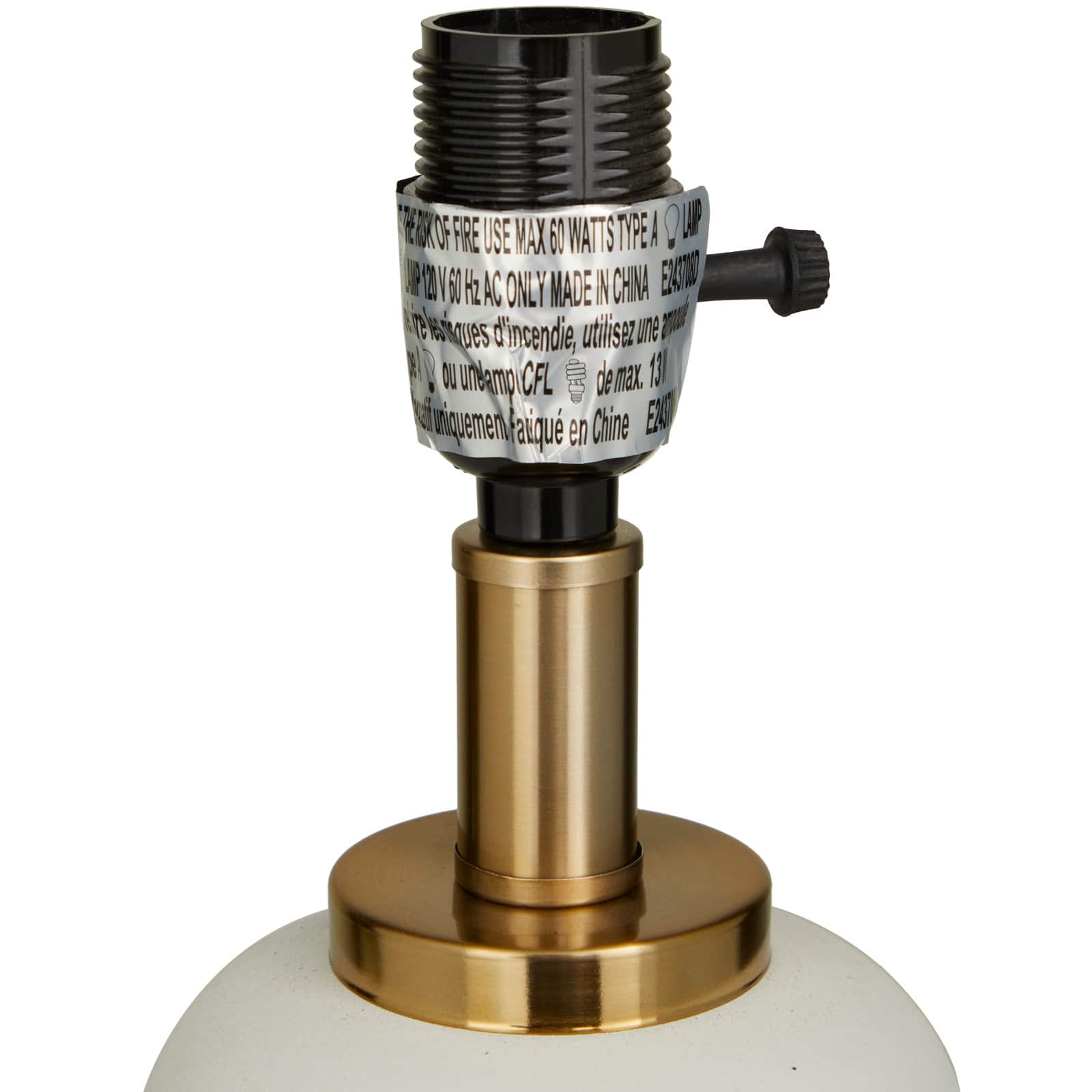 CosmoLiving by Cosmopolitan 28" Metal Orbs Style Base with Drum Shade Table Lamp