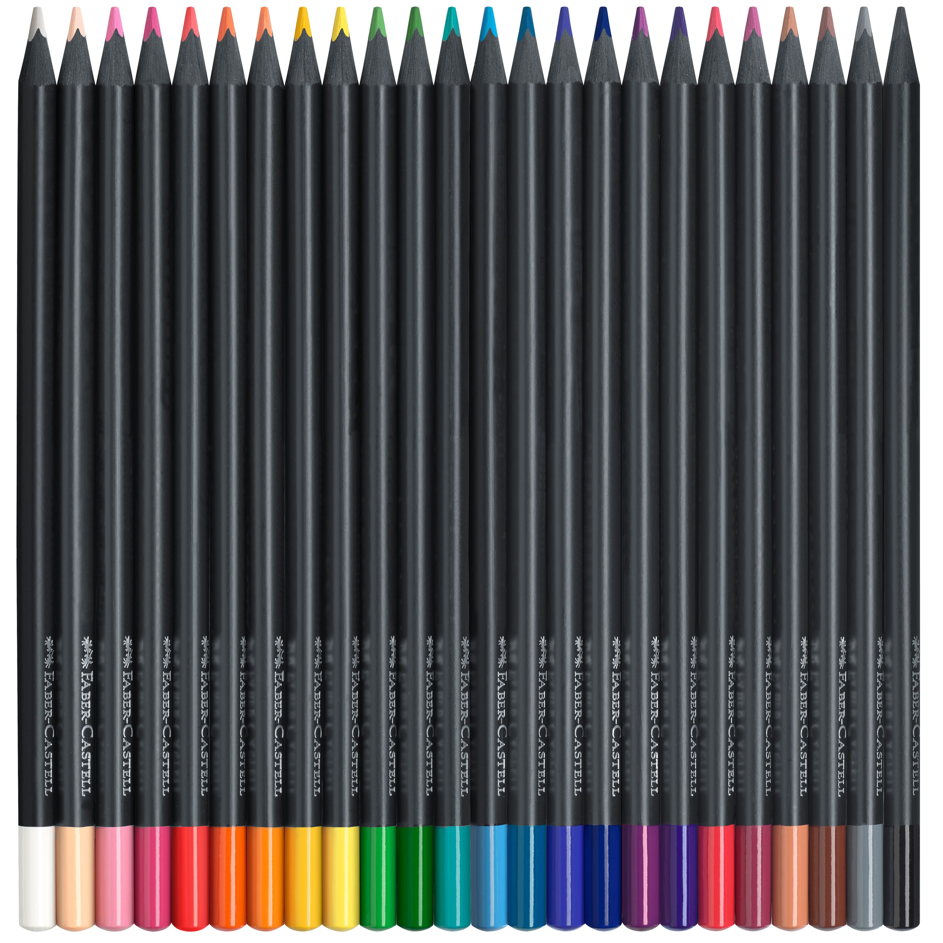 Faber-Castell&#xAE; 24 Colour Black Edition Coloured Pencils