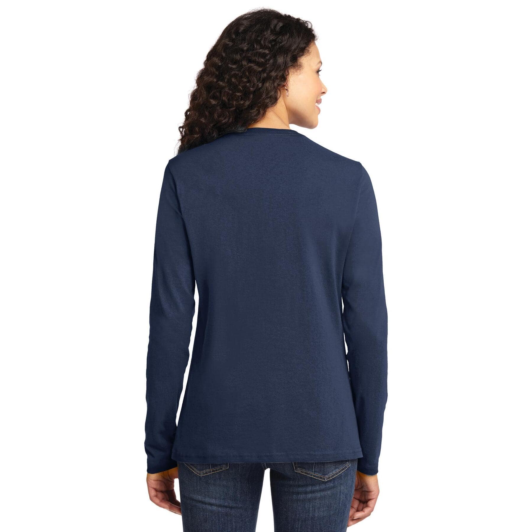 Port &#x26; Company&#xAE; Core Cotton Colors Long Sleeve Ladies T-Shirt