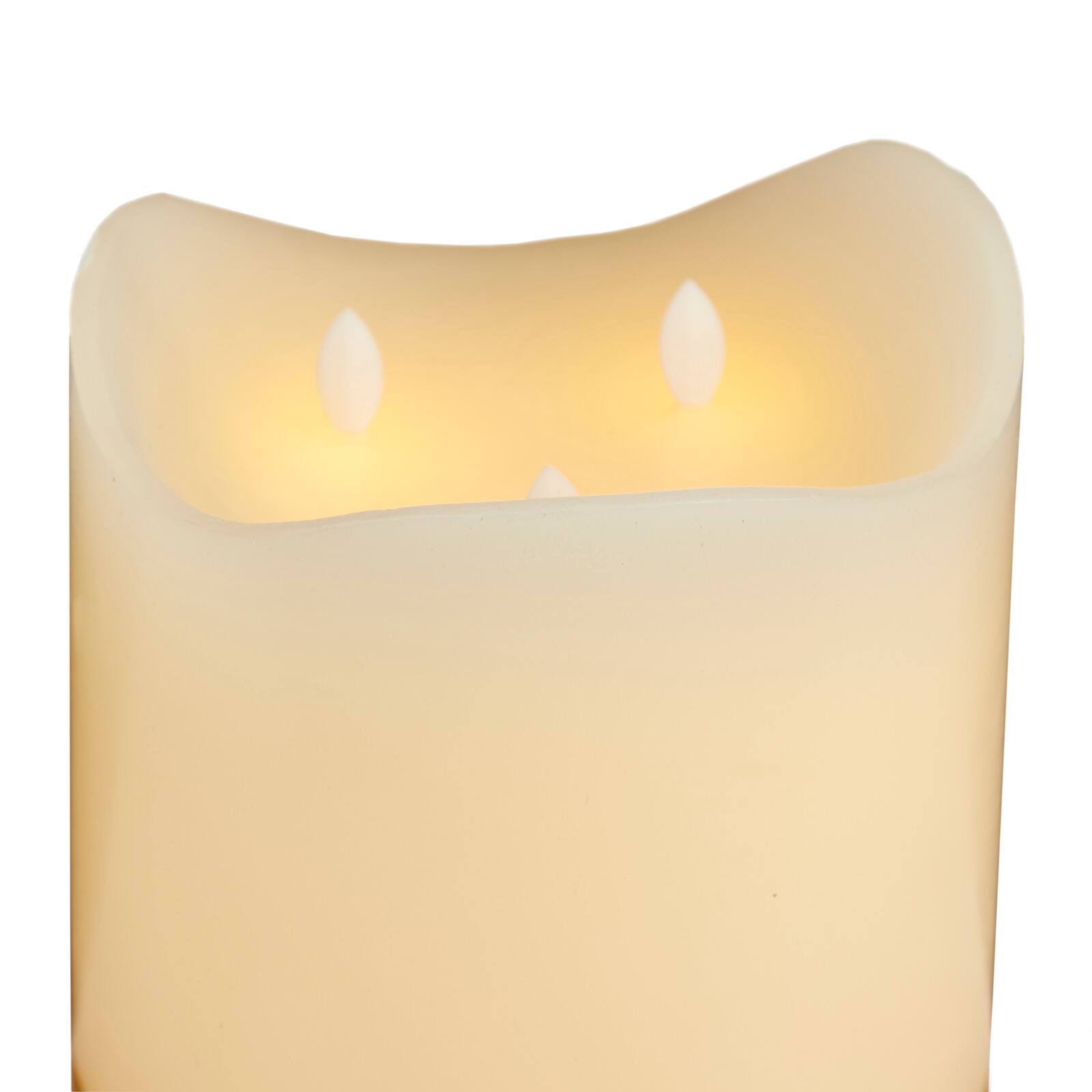 Cream & Gold Traditional Flameless Candle