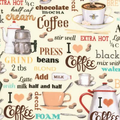 Robert Kaufman Coffee House Cotton Fabric | Michaels