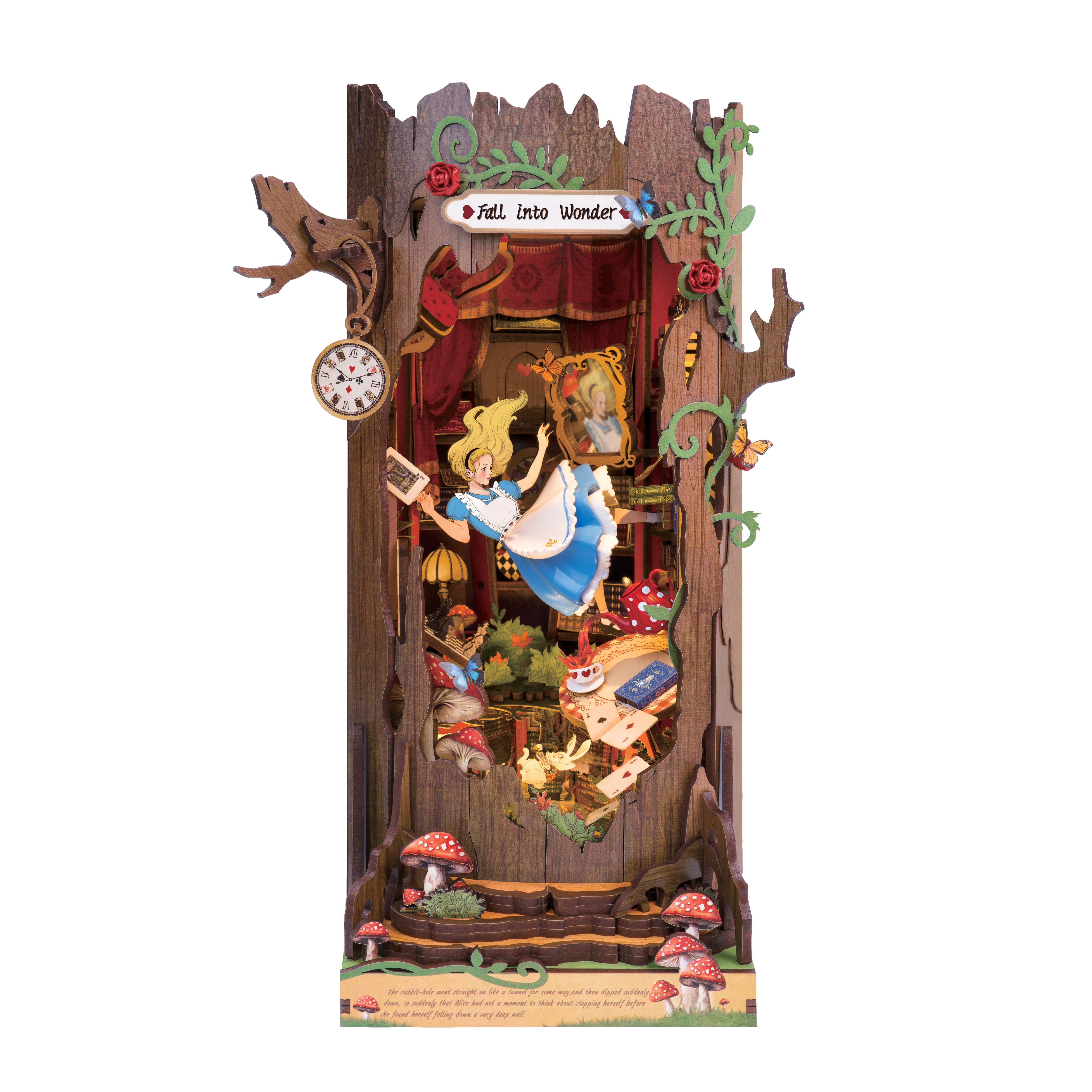Rolife® Fall into Wonder DIY Book Nook Shelf Insert Kit