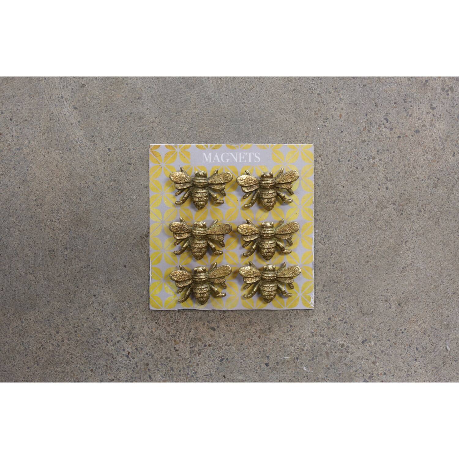Hello Honey&#xAE; Pewter Bee Magnets on a Card, 6ct.