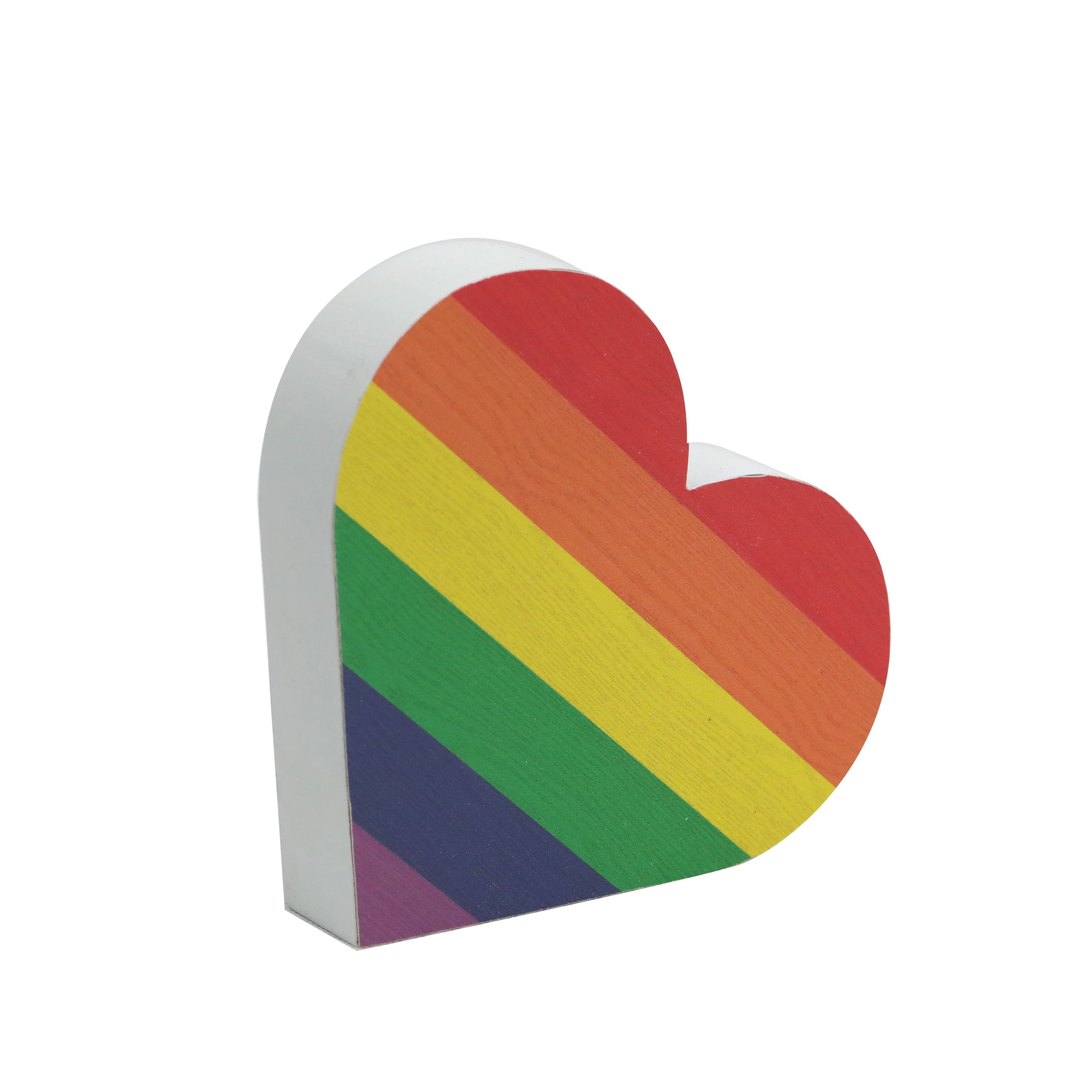 5&#x22; Pride Rainbow Tabletop Heart by Celebrate It&#x2122;
