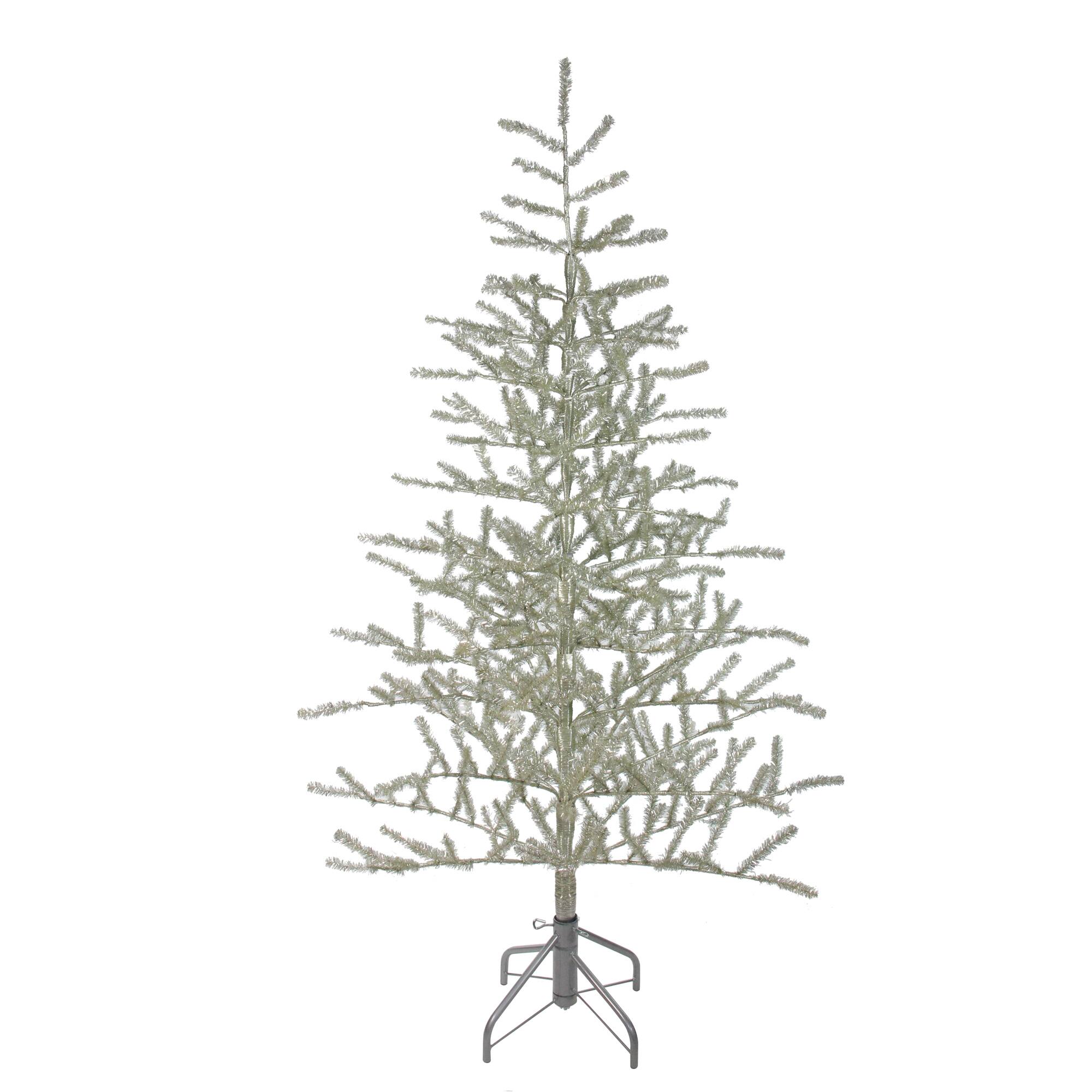 5ft. Unlit Champagne Tinsel Twig Artificial Christmas Tree