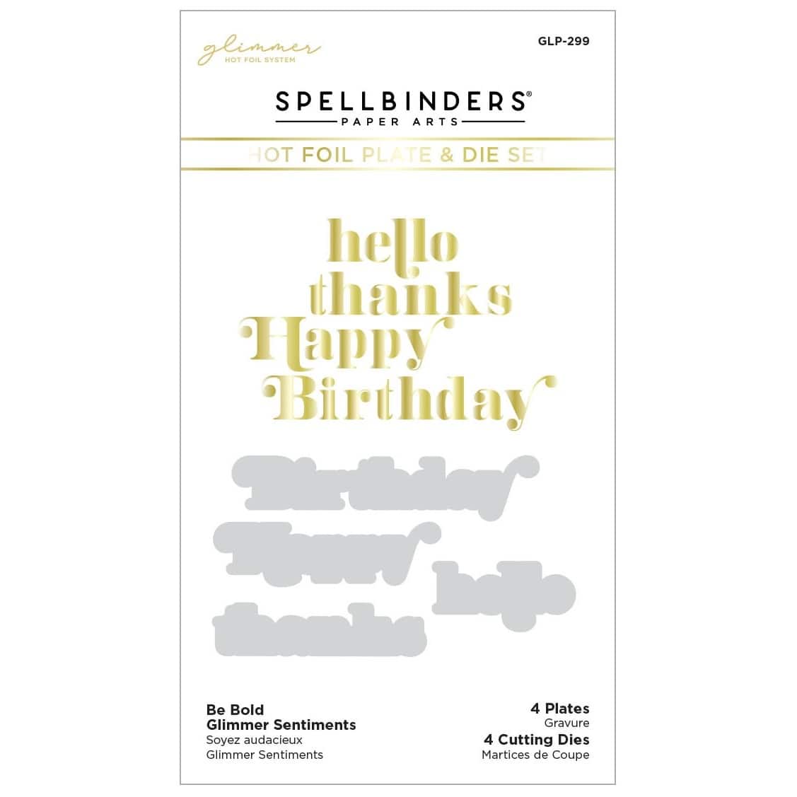 Spellbinders Dies and Glimmer Hot Foil, SHOP New Products
