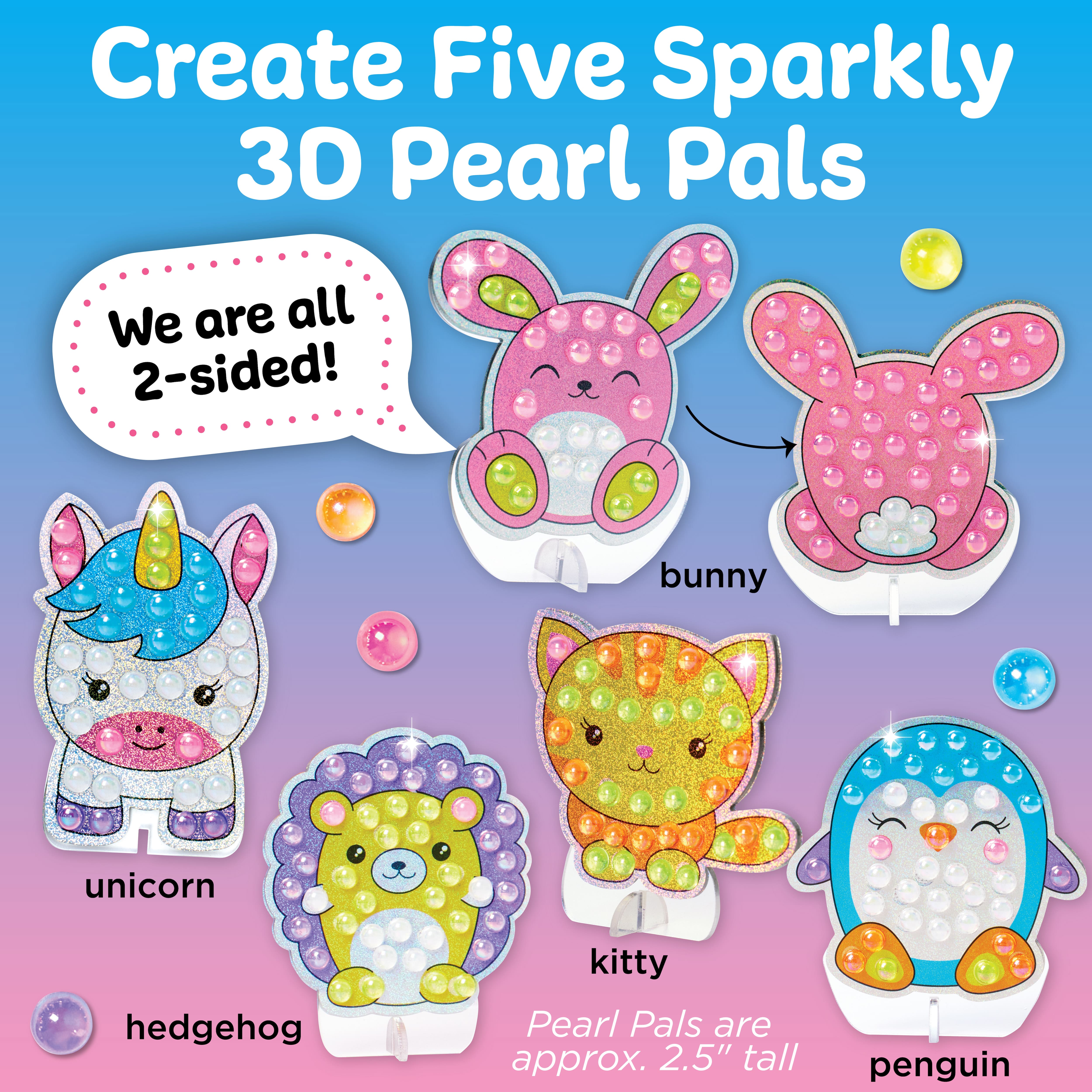 Creativity for Kids&#xAE; Bubble Gems&#x2122; Pearl Pals Disco Party Kit