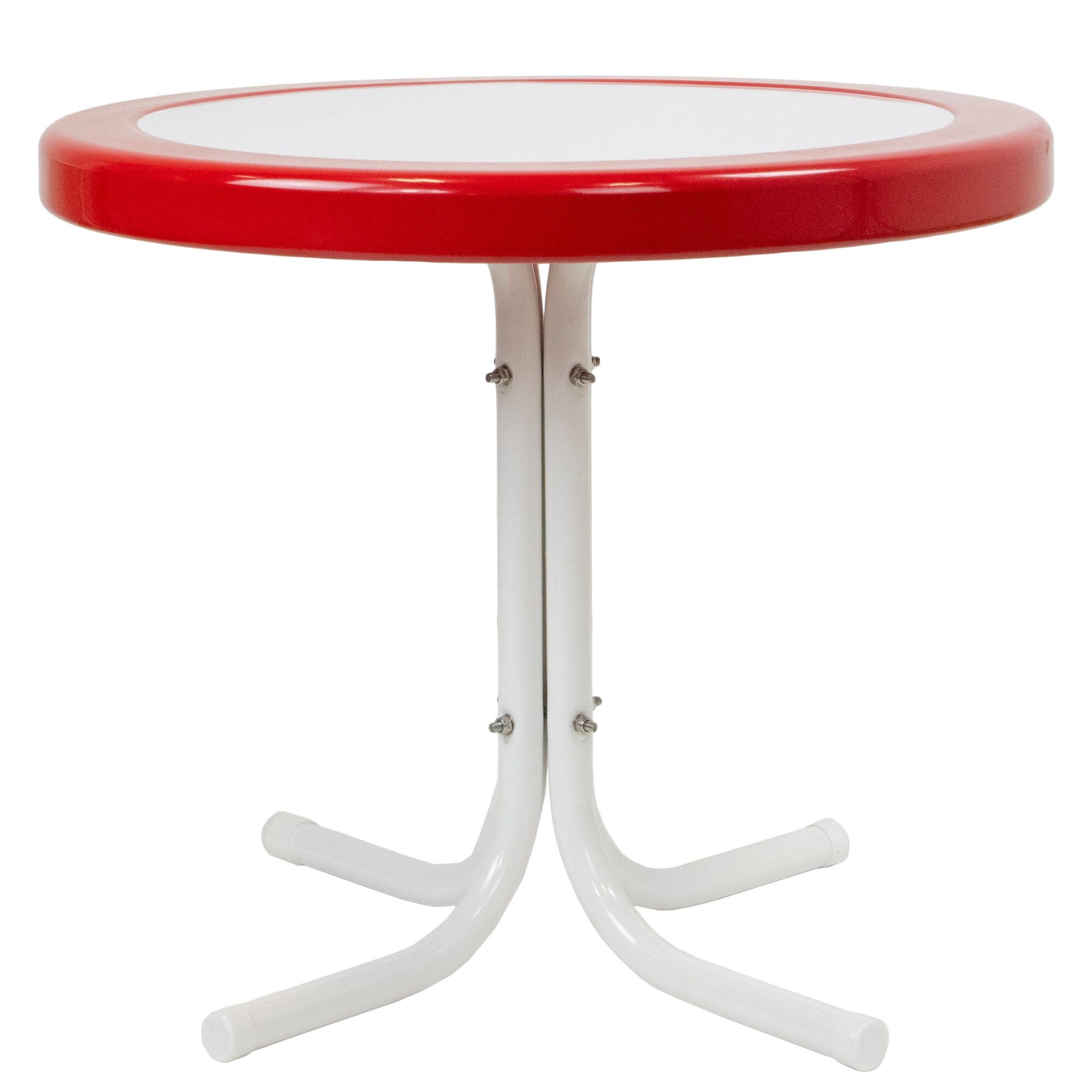 22&#x22; Outdoor Retro Tulip Side Table