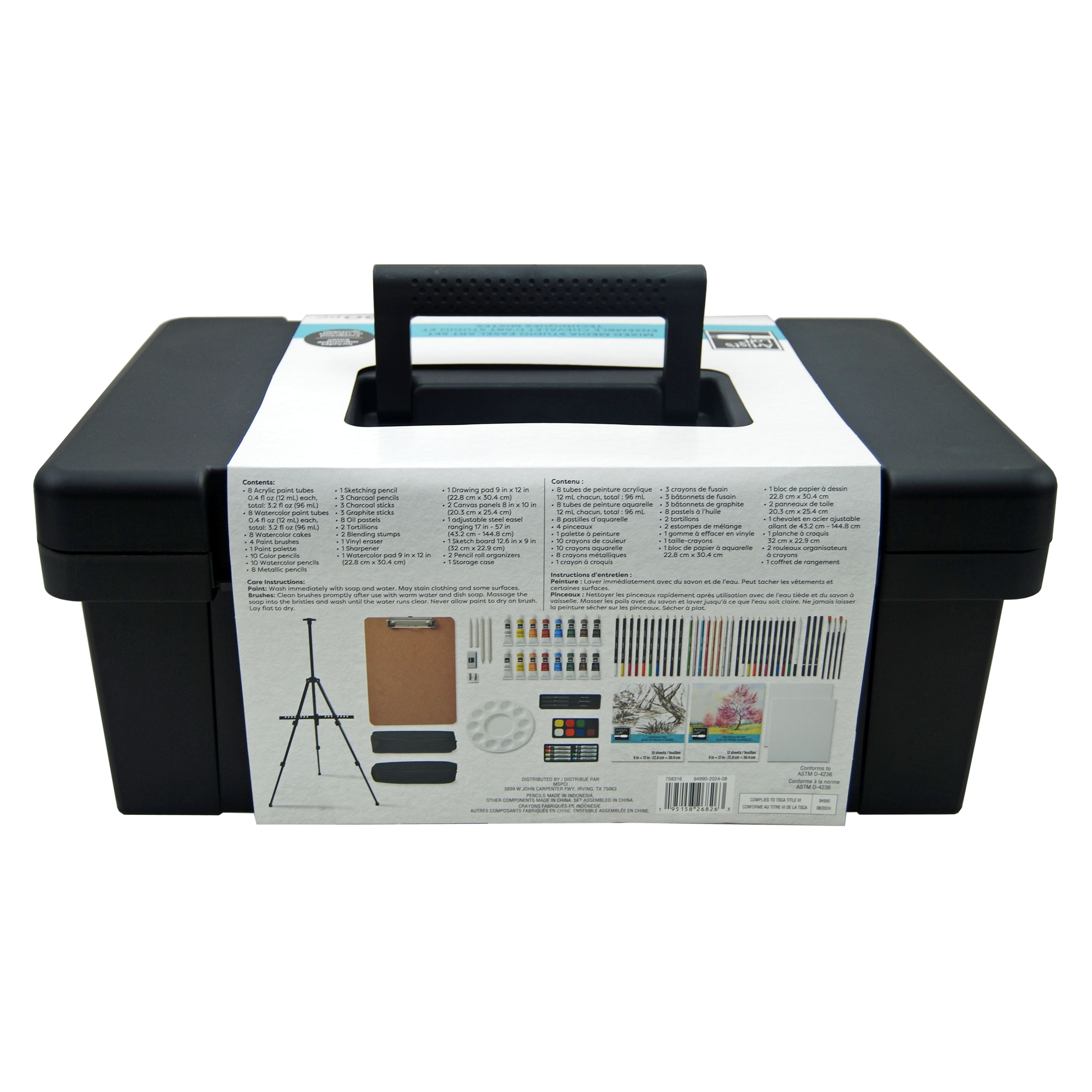 6 Pack: Mixed Media Studio Easel Art Set by Artist's Loft™