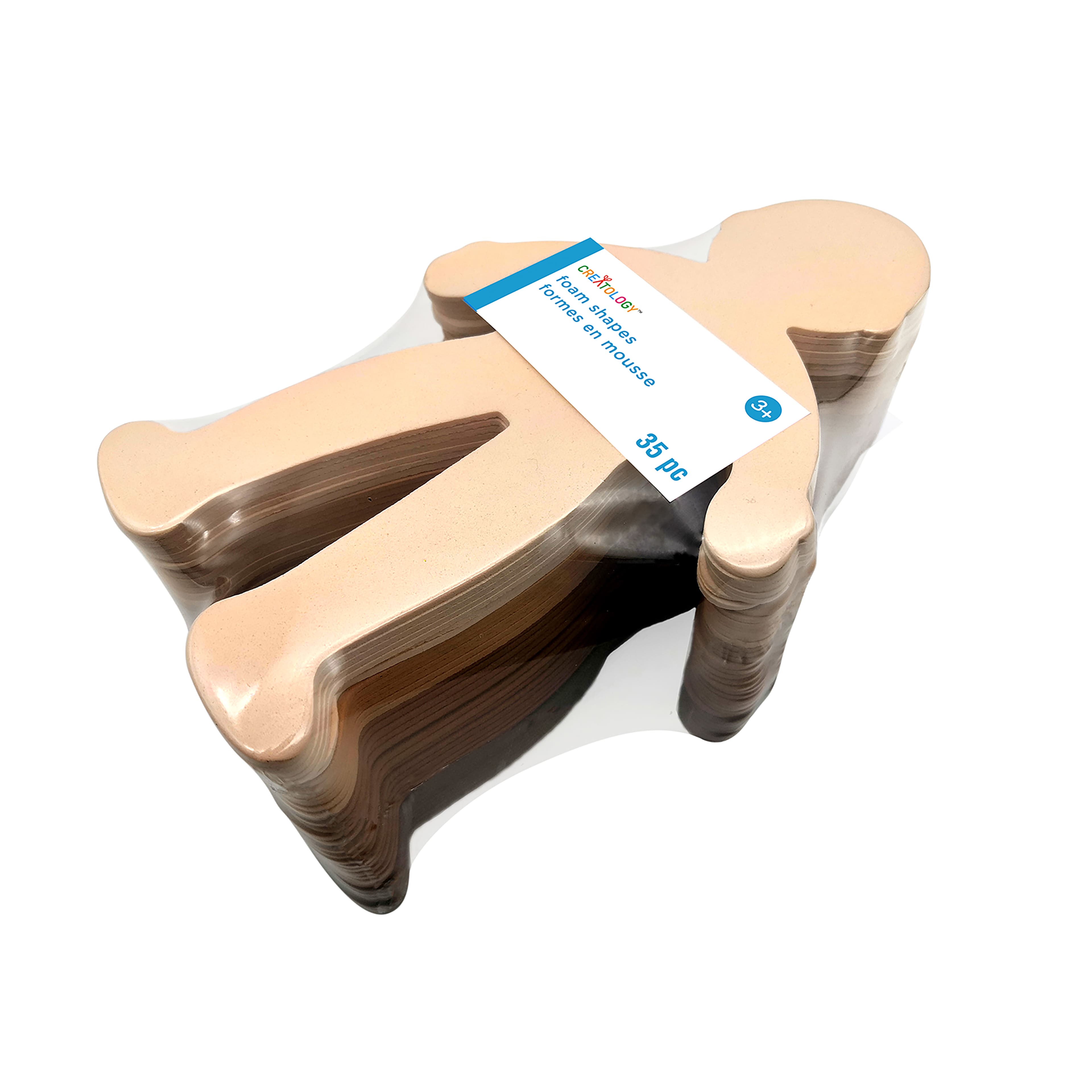 12 Packs: 35 ct. (420 total) People Foam Shapes by Creatology™