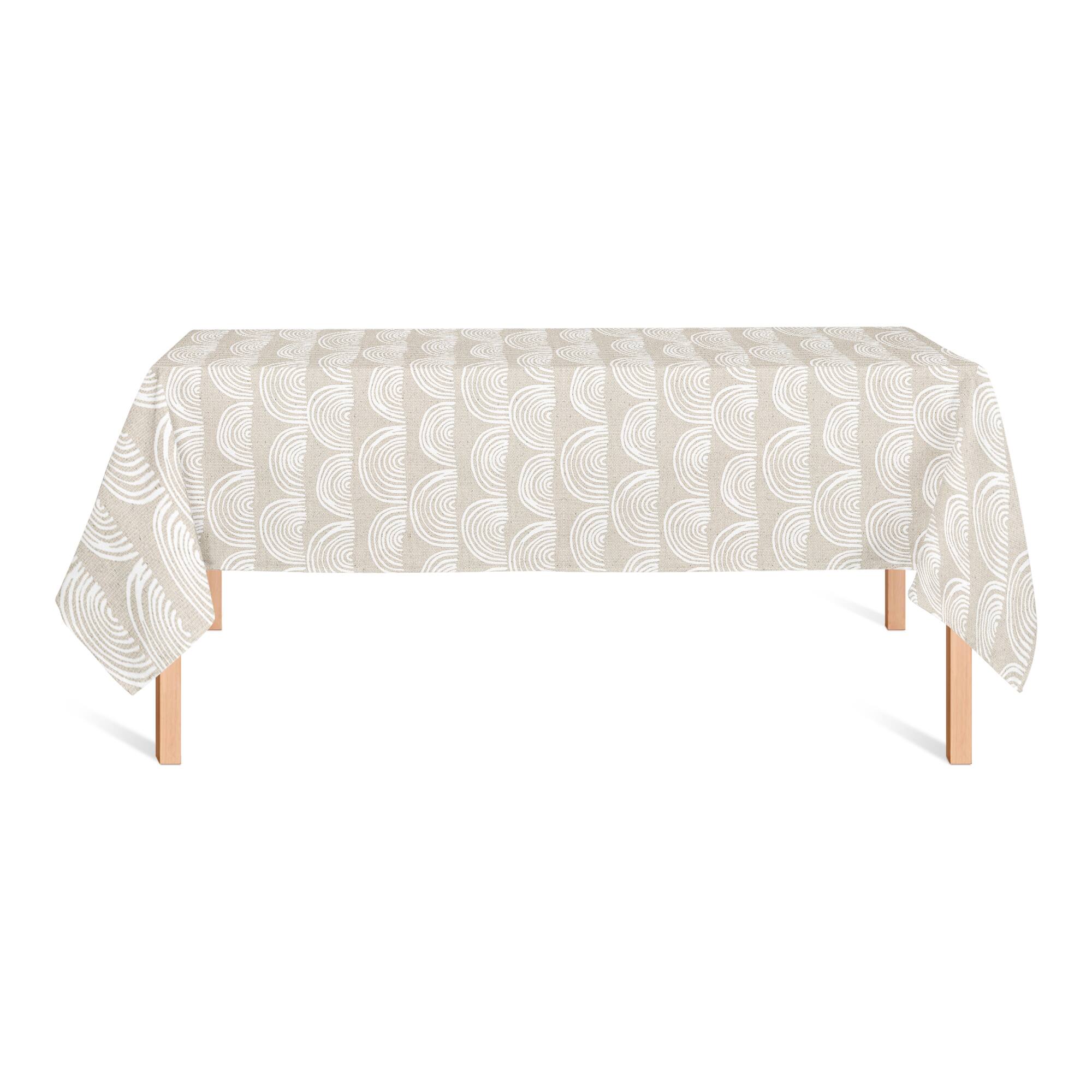 Half Moon Pattern Tablecloth
