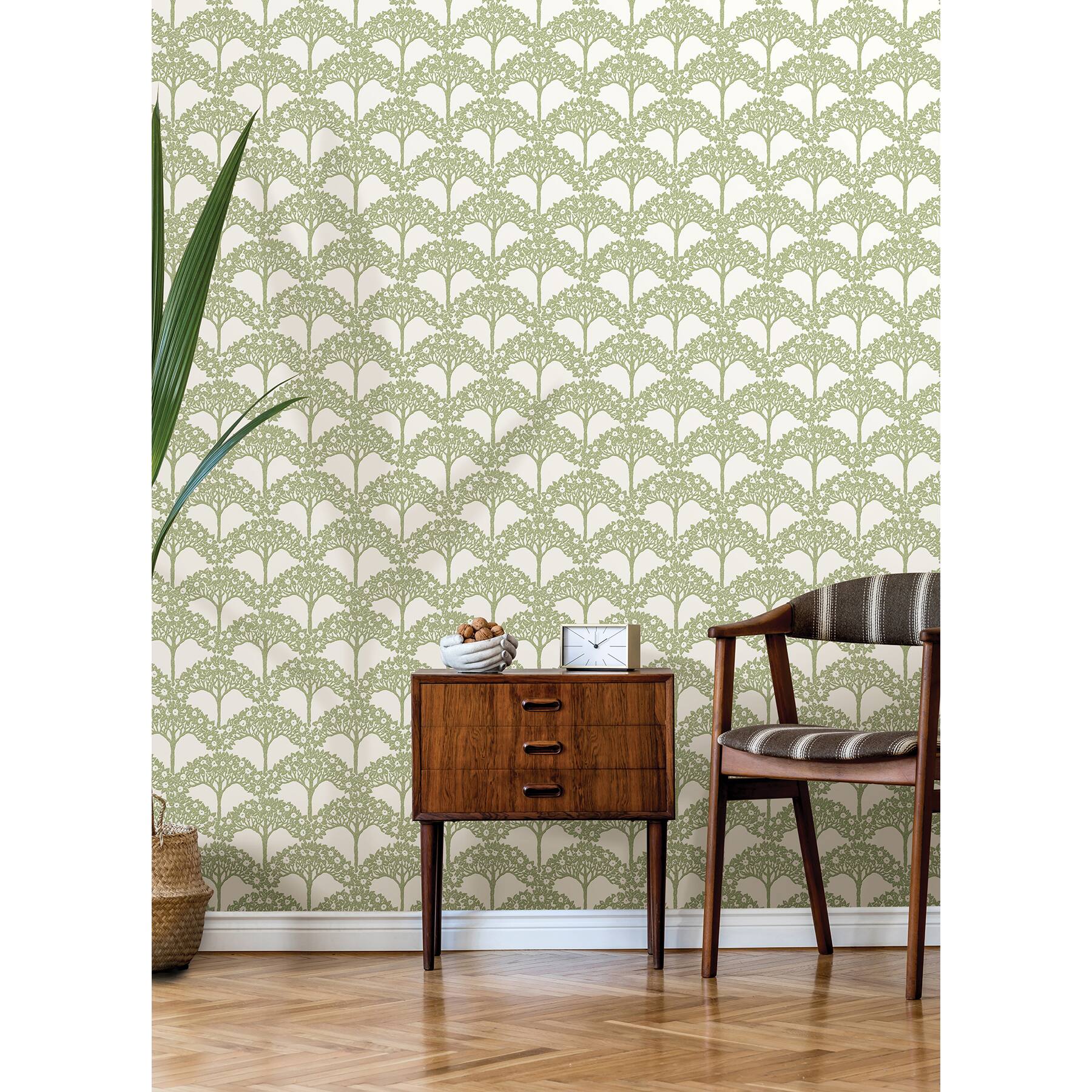 NuWallpaper Finley Green Peel & Stick Wallpaper