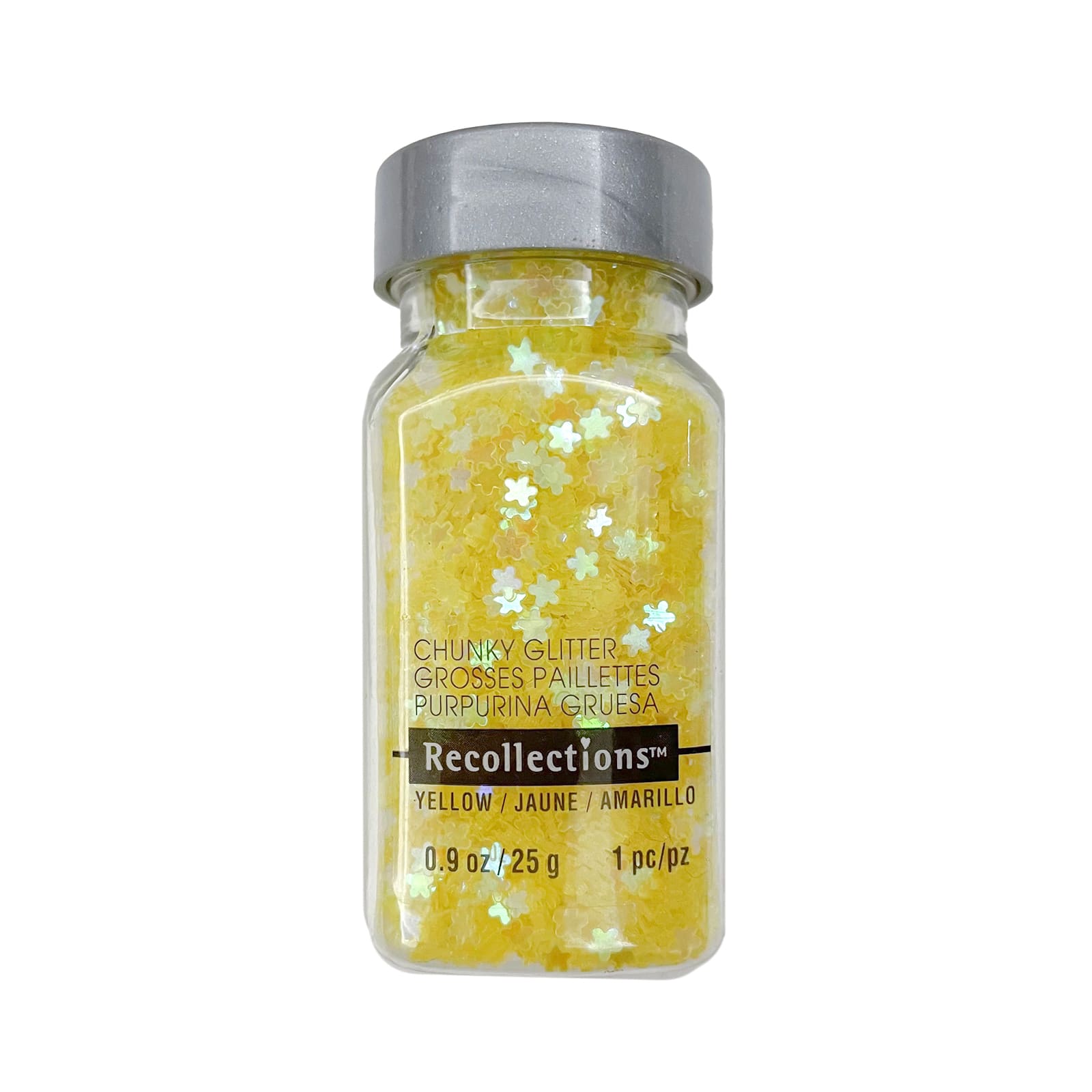 12 Pack: Yellow Daisy Chunky Glitter by Recollections&#x2122;