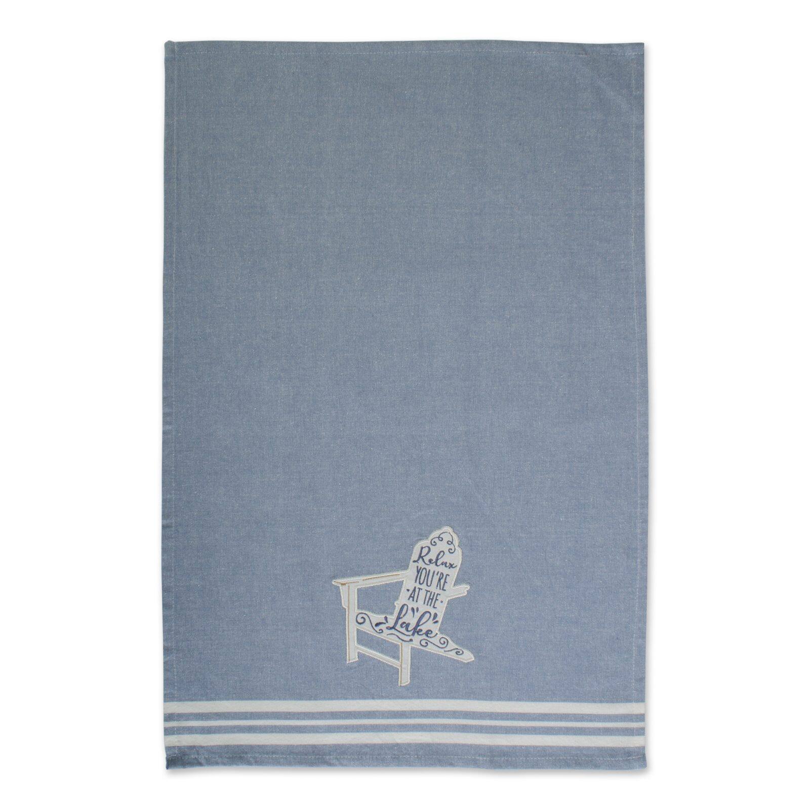 DII&#xAE; Lakeside Embellished Dishtowel Set