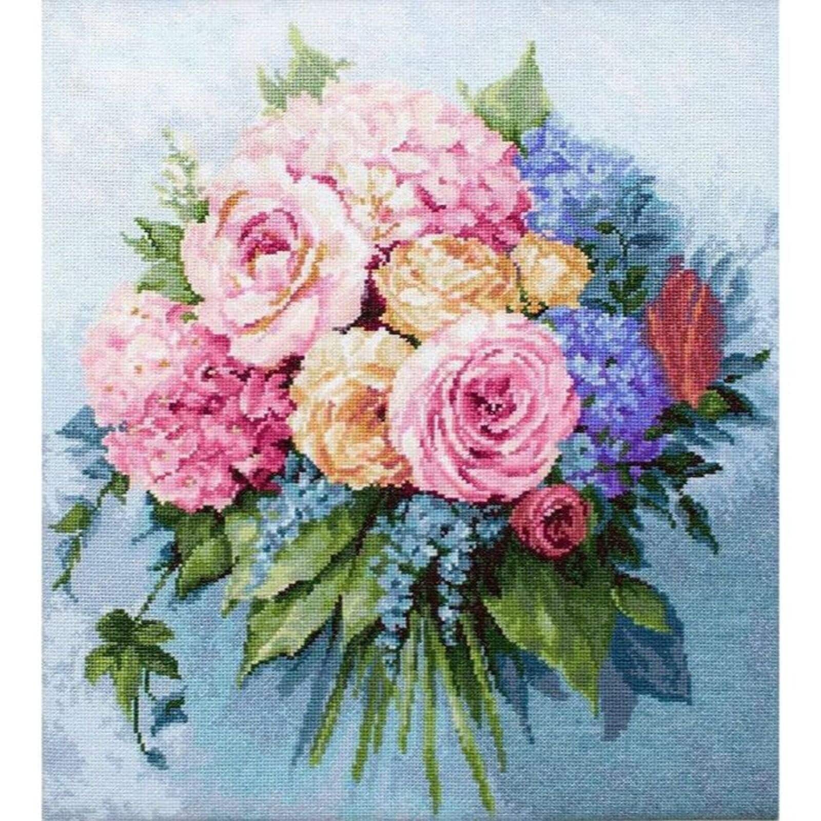 Lucas Bouquet Counted Cross Stitch Kit Michaels