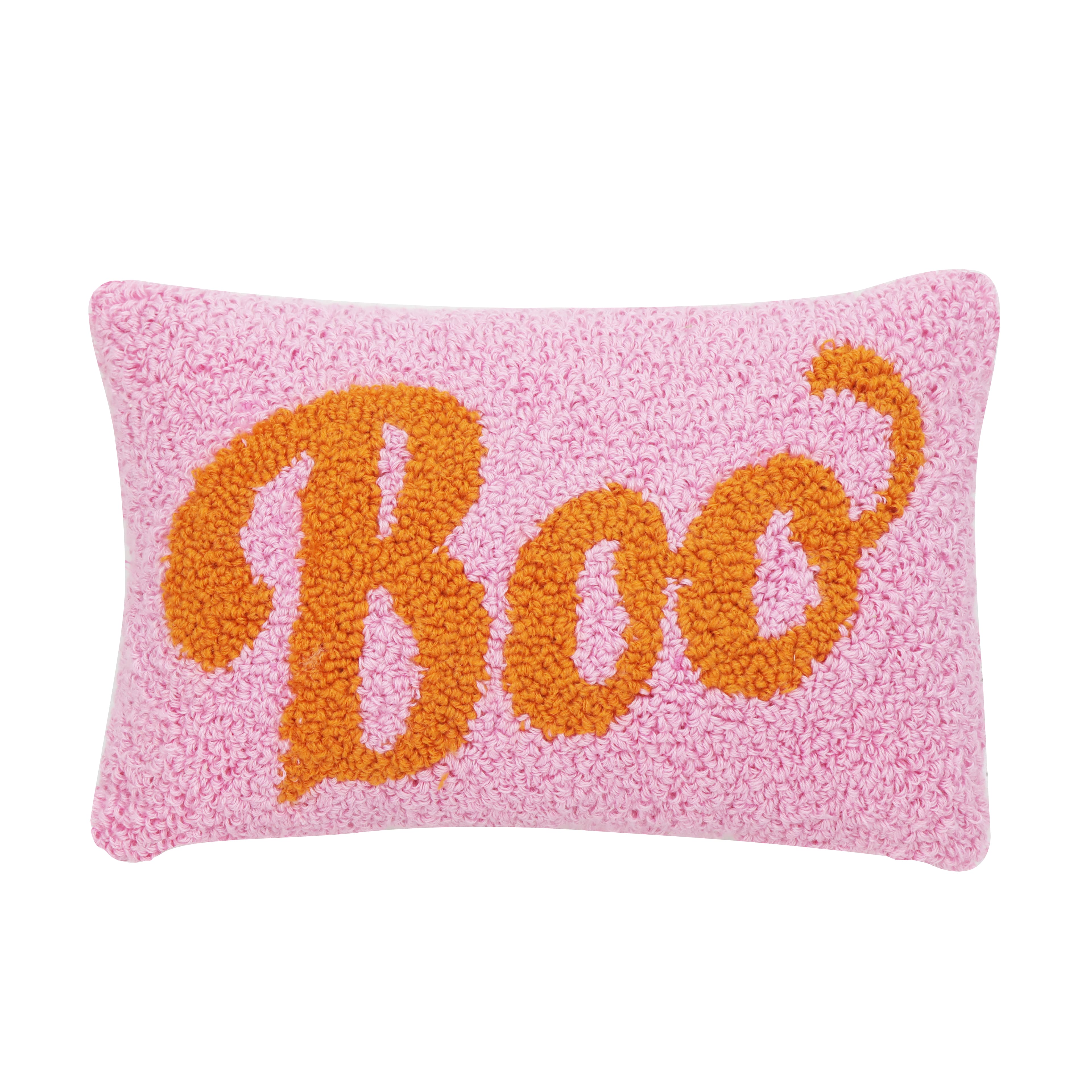 11.5&#x22; Pink &#x26; Orange Boo Throw Pillow by Ashland&#xAE;