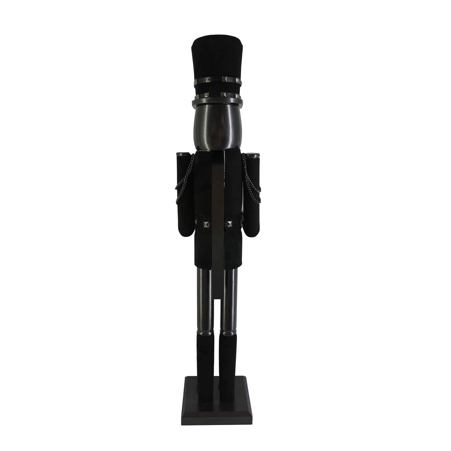 32&#x22; Black Nutcracker with Drum by Ashland&#xAE;